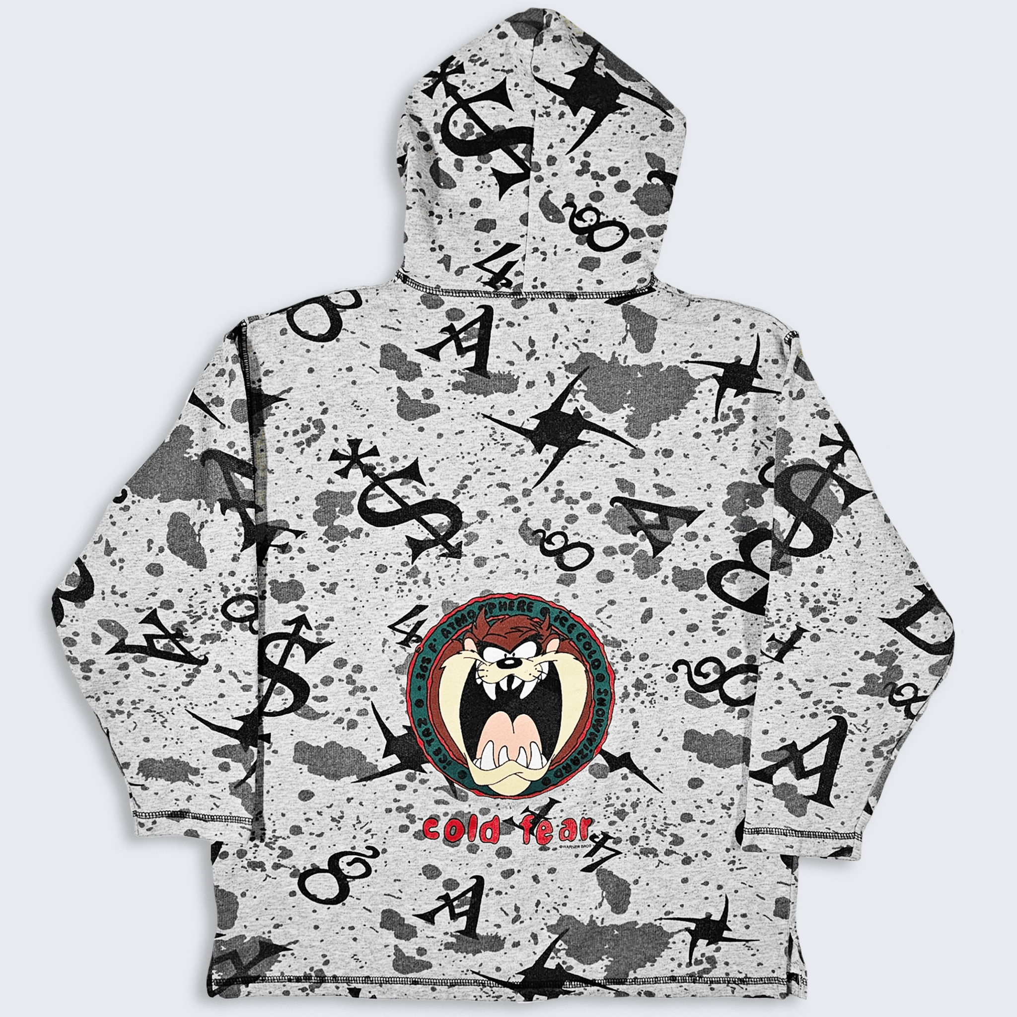 Vintage Taz Vintage 90s Looney Tunes Snowboard Hoodie Sweatshirt Size US M / EU 48-50 / 2 - 2 Thumbnail