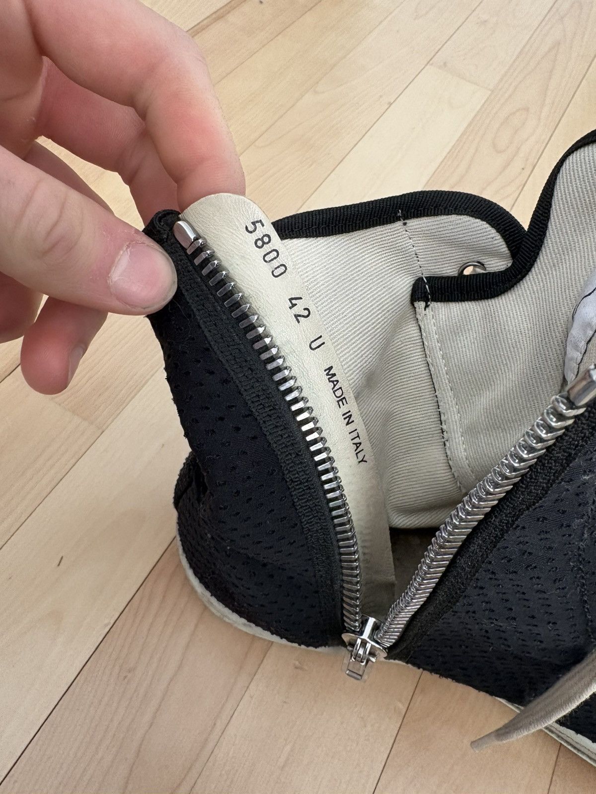 Rick Owens DRKSHDW Perforated Ramones Size US 9.5 / EU 42-43 - 7 Thumbnail