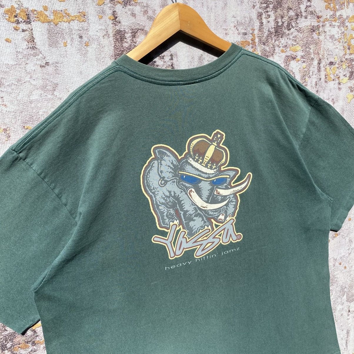Sex Skateboards Vintage 90s Yaga Skateboard Shirt Backhit Elephant Yaga Size US XL / EU 56 / 4 - 7 Thumbnail