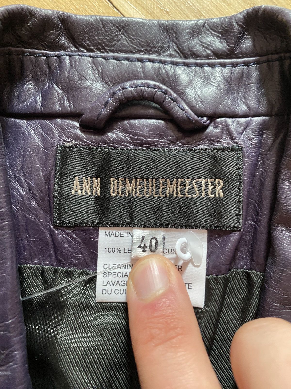 Ann Demeulemeester Archive SS01 Ann Demeulemeester Leather Distressed Blazer Size S / US 4 / IT 40 - 7 Thumbnail