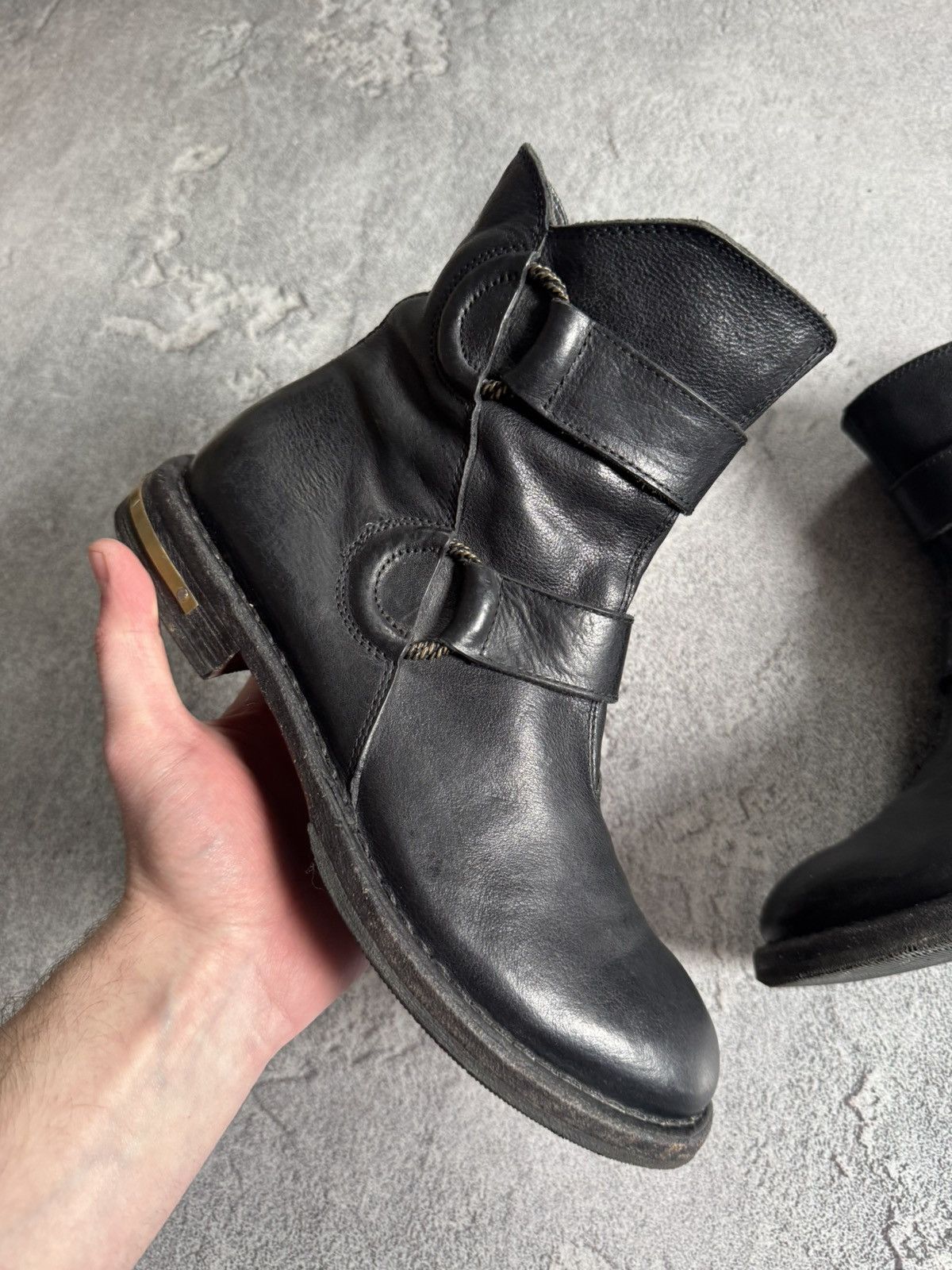 MoMA MOMA 38size Leather Avantgarde shoes boots ankle western LGB Size US 8 / IT 38 - 7 Thumbnail