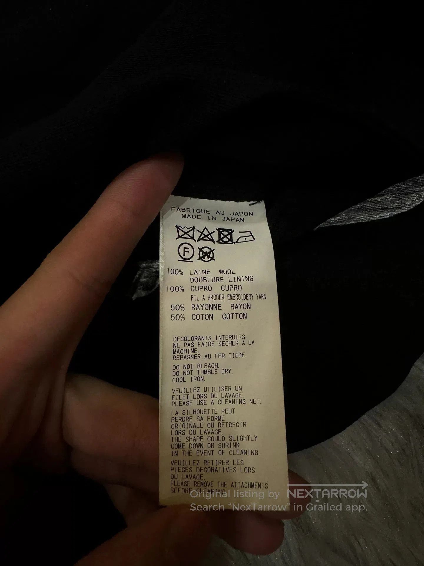 Yohji Yamamoto Yohji Yamamoto Eye Embroidery Coat. Size US S / EU 44-46 / 1 - 4 Thumbnail