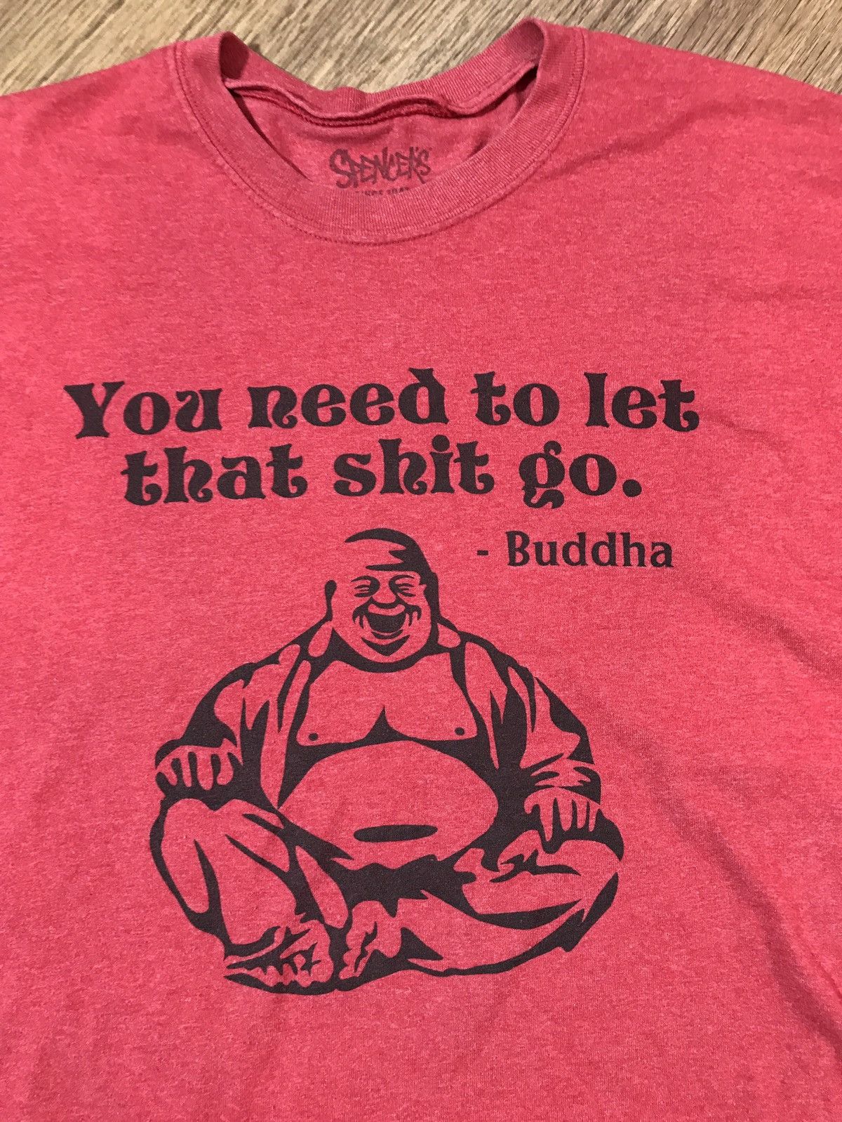 Japanese Brand × Vintage Vintage Budda t shirt true religion style humor big logo Size US XL / EU 56 / 4 - 2 Thumbnail