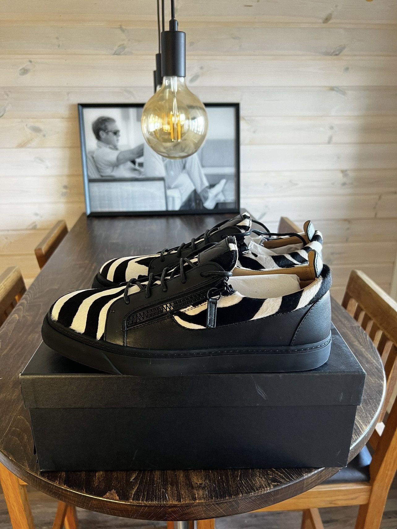 Giuseppe Zanotti Zebra sneakers Size US 12 / EU 45 - 4 Thumbnail