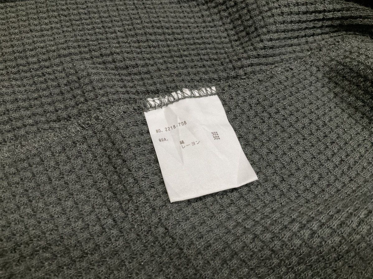 Hysteric Glamour × Japanese Brand × Lad Musician 🔥Y2K Archived Lad Musician Waffle Knit Oversized Sweatshirt Size US L / EU 52-54 / 3 - 6 Thumbnail