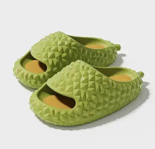 Japanese Brand Funny Durians Slippers. Size US 8 / EU 41 - 1 Thumbnail
