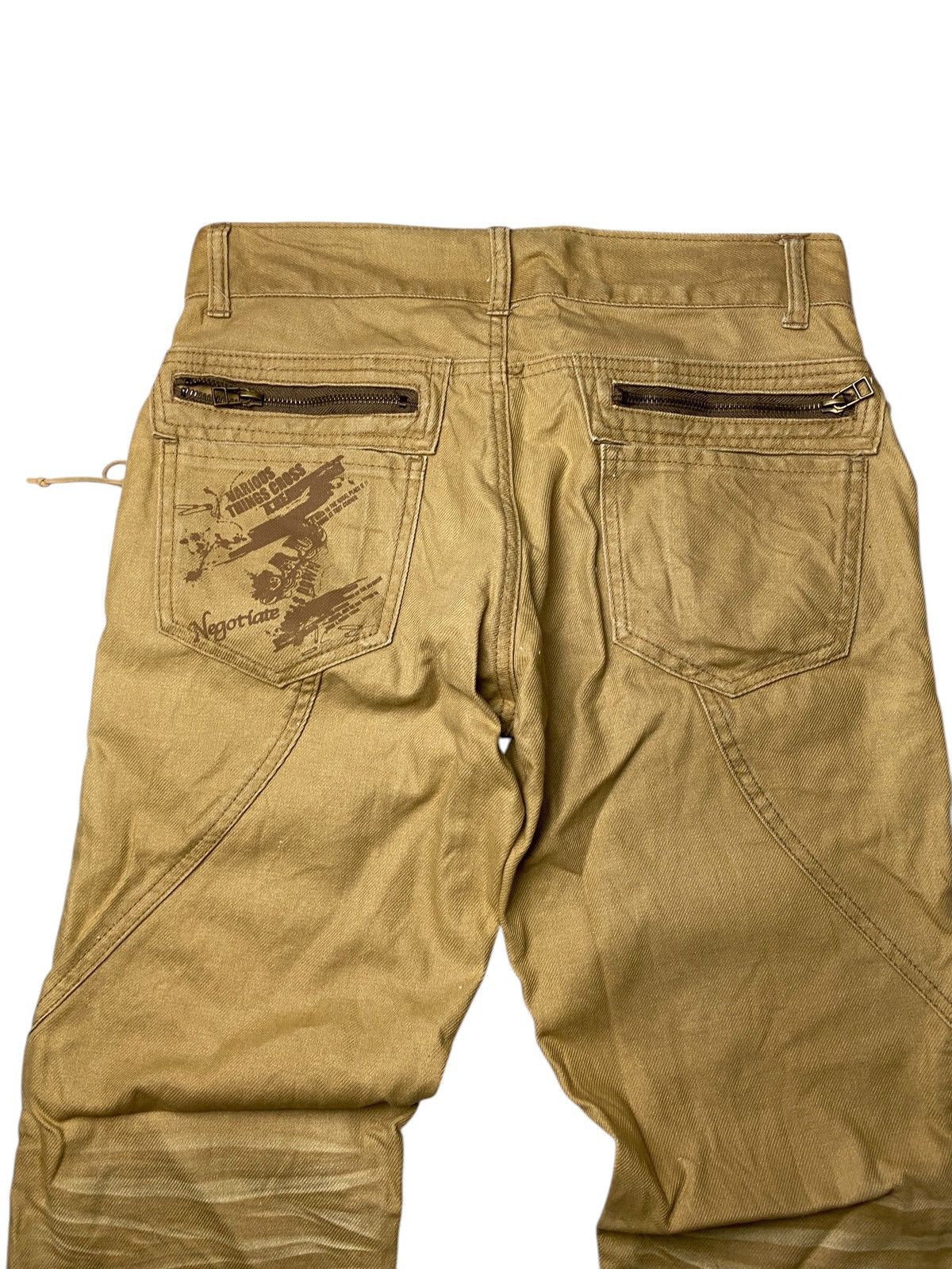 If Six Was Nine 2000's Semantic Design Multipocket Clawmark Tribal Pants Size US 28 / EU 44 - 4 Thumbnail