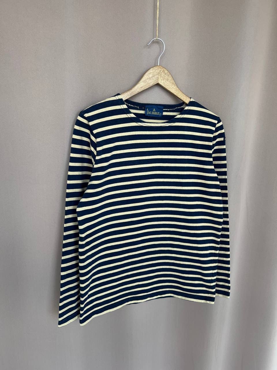 Le Minor Made In France Striped Long Sleeve Women Size 2 M/L