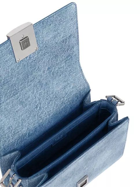 Givenchy o1srvl11e1224 Size: OS/Crossbody Bag In Denim in Blue Size ONE SIZE - 5 Thumbnail