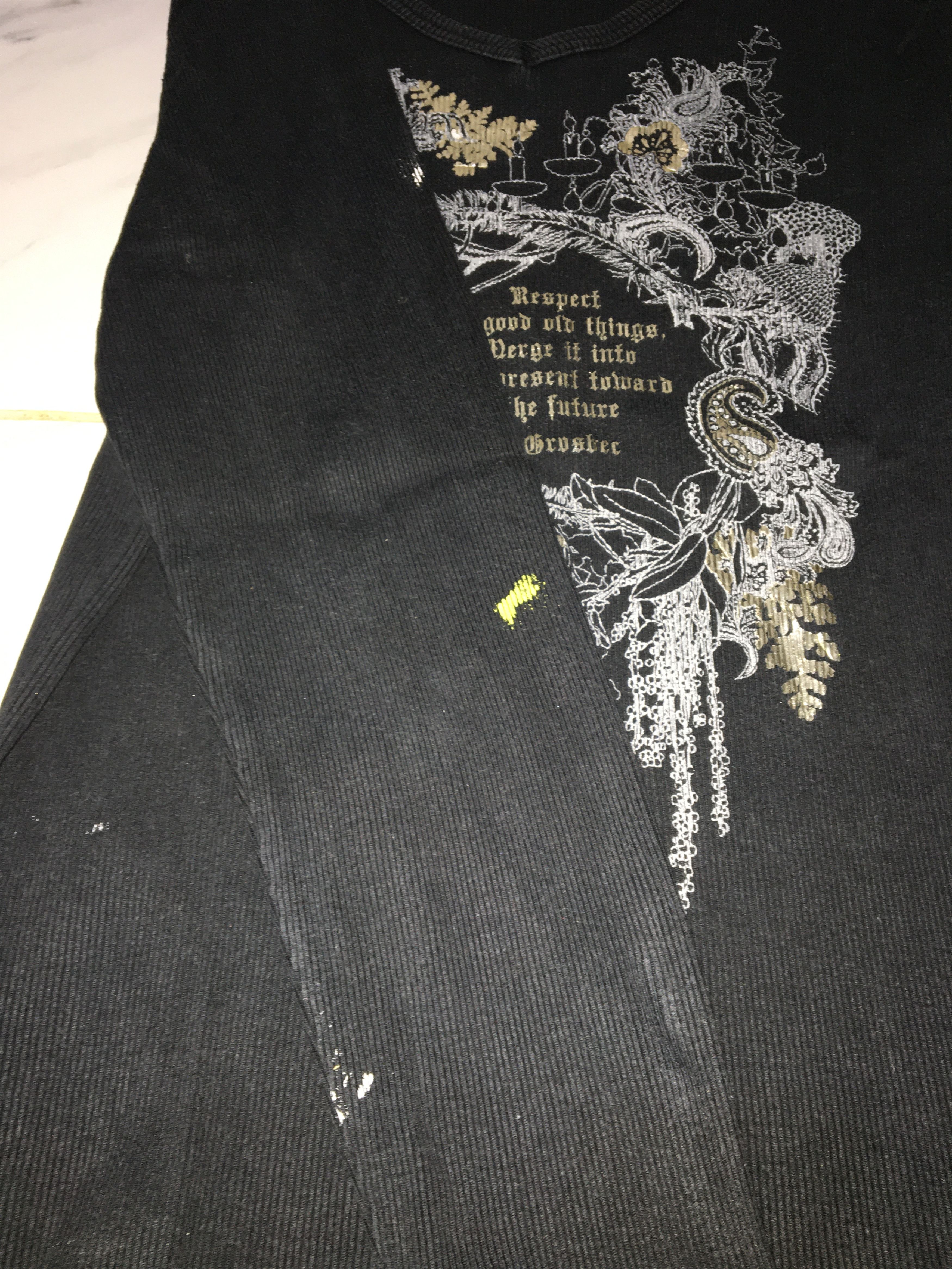 Japanese Brand NATIONALITY + NAME GROSBEC LONG SLEEVE Size US L / EU 52-54 / 3 - 9 Thumbnail