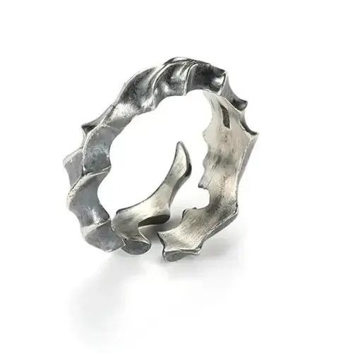 Jewelry × Vintage Retro Branch Vine Pattern Open Creative Index Finger Ring Size ONE SIZE - 1 Thumbnail