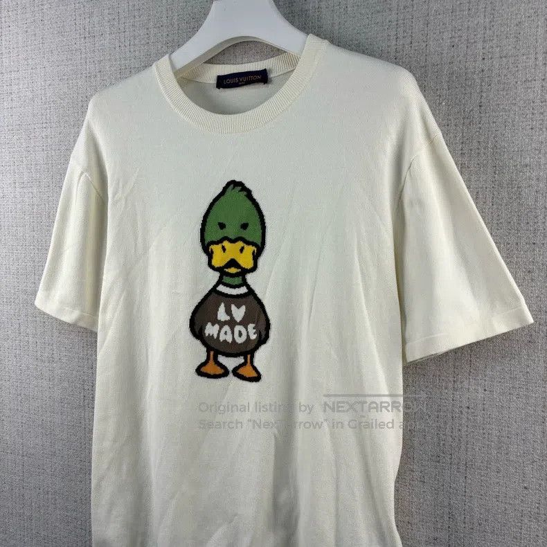 Louis Vuitton Louis Vuitton Duckling Logo Printed Pullover Short Sleeve Size US L / EU 52-54 / 3 - 2 Thumbnail
