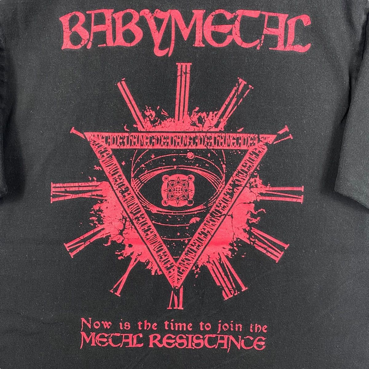 Band Tees Japanese Band BABYMETAL The One Metal Resistance Album Tour Size US L / EU 52-54 / 3 - 5 Thumbnail