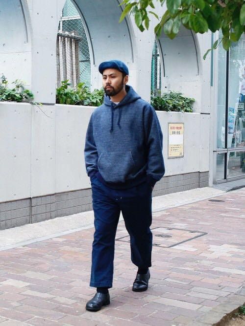 Porter Classic Porter Classic Indigo Hoodie Kapital Visvim Blue Blue Japan Size US XXL / EU 58 / 5 - 9 Thumbnail