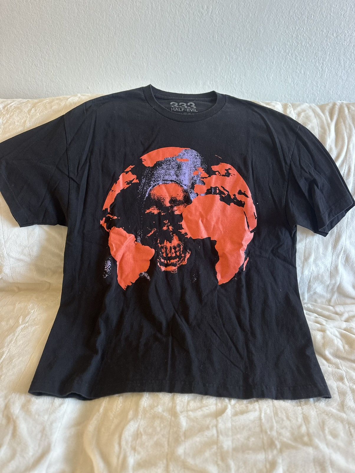 Half Evil Half Evil 4 Year Anniversary Black Skull Earth Red Purple Size US XL / EU 56 / 4 - 1 Thumbnail
