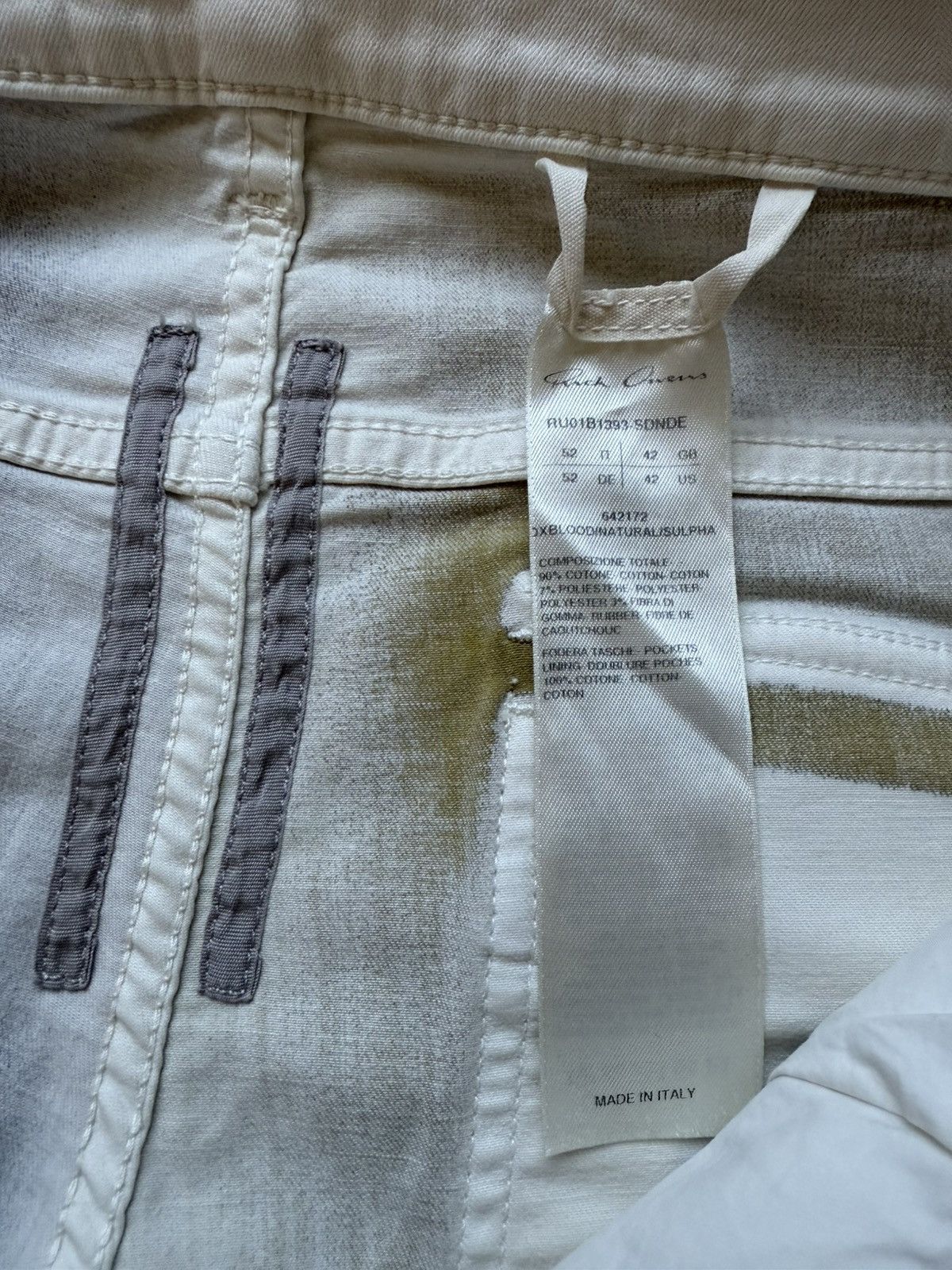 Rick Owens Rick Owens Drkshdw Two-Tone Gradient Jeans Size US 32 / EU 48 - 4 Thumbnail