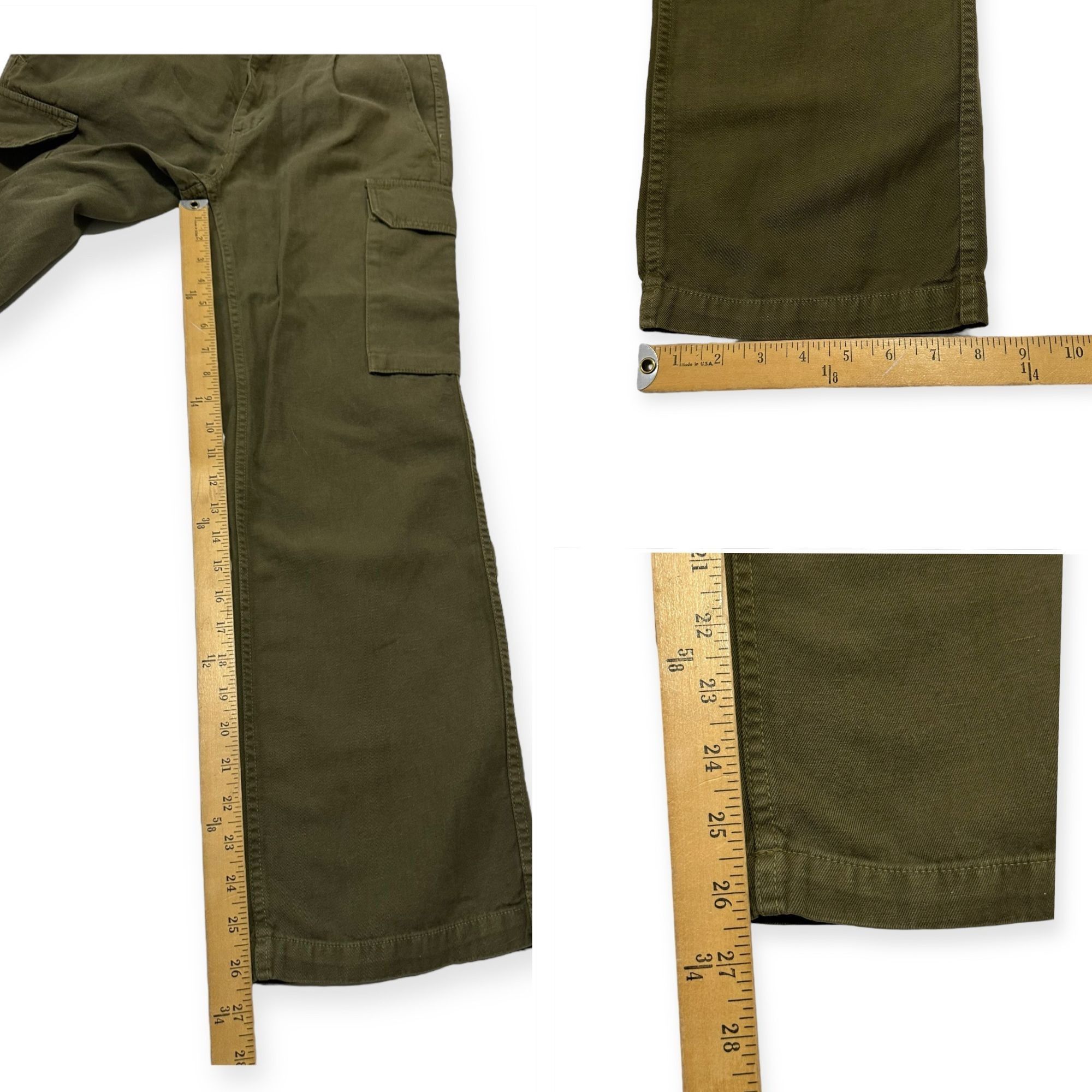 Nili Lotan NILI LOTAN Yannic cargo pants, Olive Green, Size 0, Size 25" / US 0 / IT 36 - 12 Thumbnail