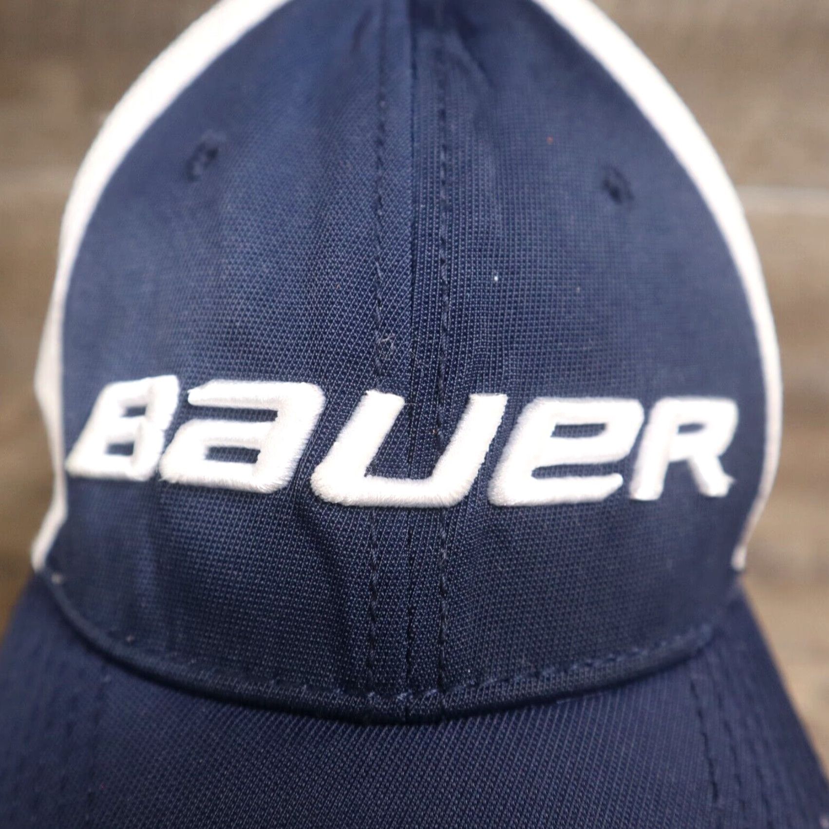 Vintage VINTAGE Bauer Baseball Cap Hat Unisex Adults Adjustable Blue 90s Logo Sports Cap Size ONE SIZE - 2 Thumbnail