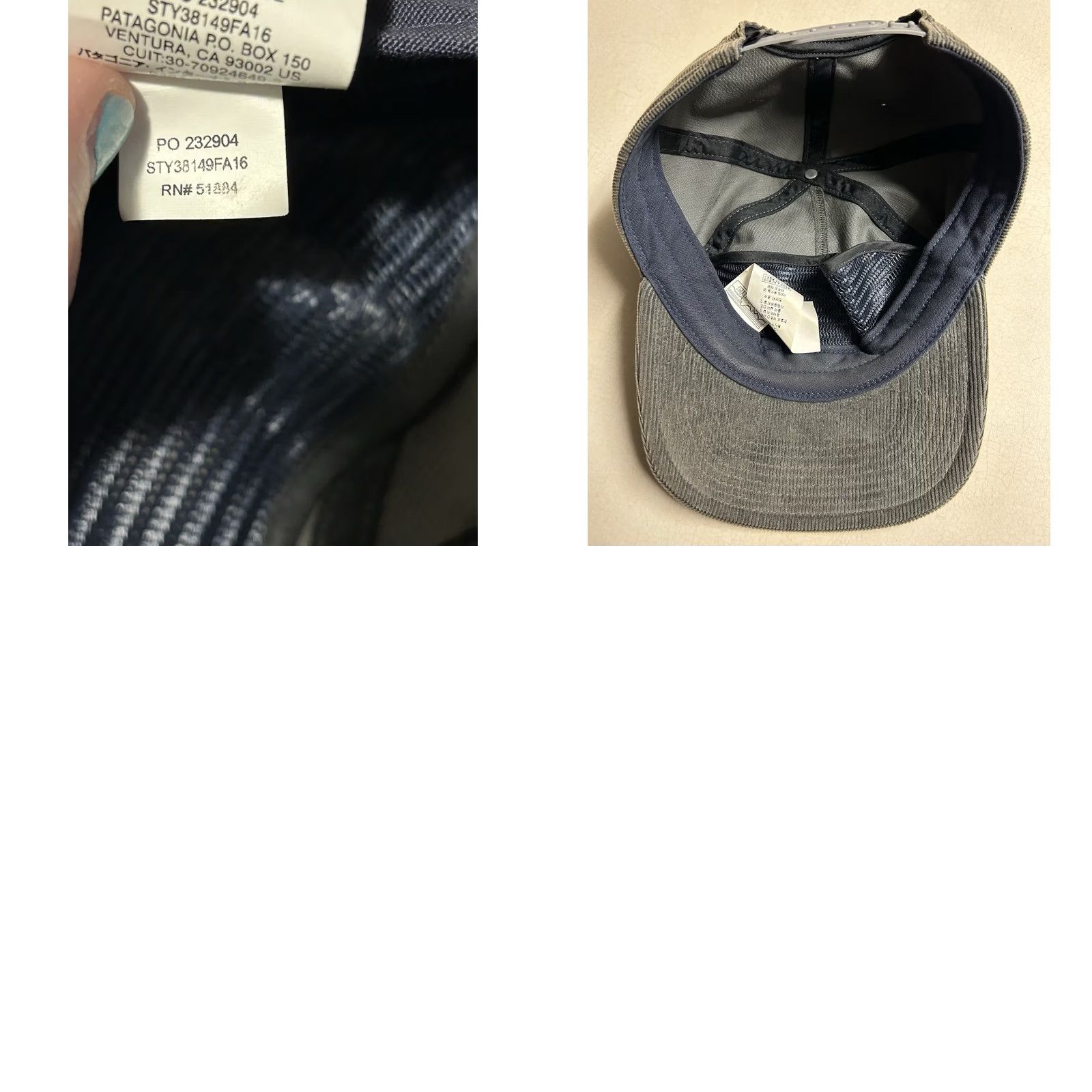Patagonia Patagonia Seazy Breezy Corduroy Rope Cap Hat Adjustable Size ONE SIZE - 8 Thumbnail