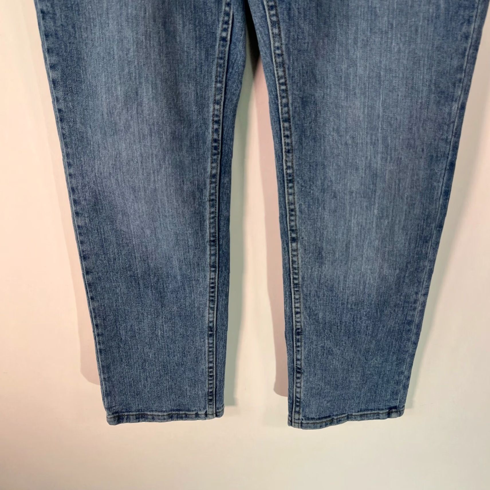 Vintage Urban Pipeline Men's Straight Denim Jeans, Casual Blue, Regular Fit, Size 30x30 Size US 30 / EU 46 - 5 Thumbnail