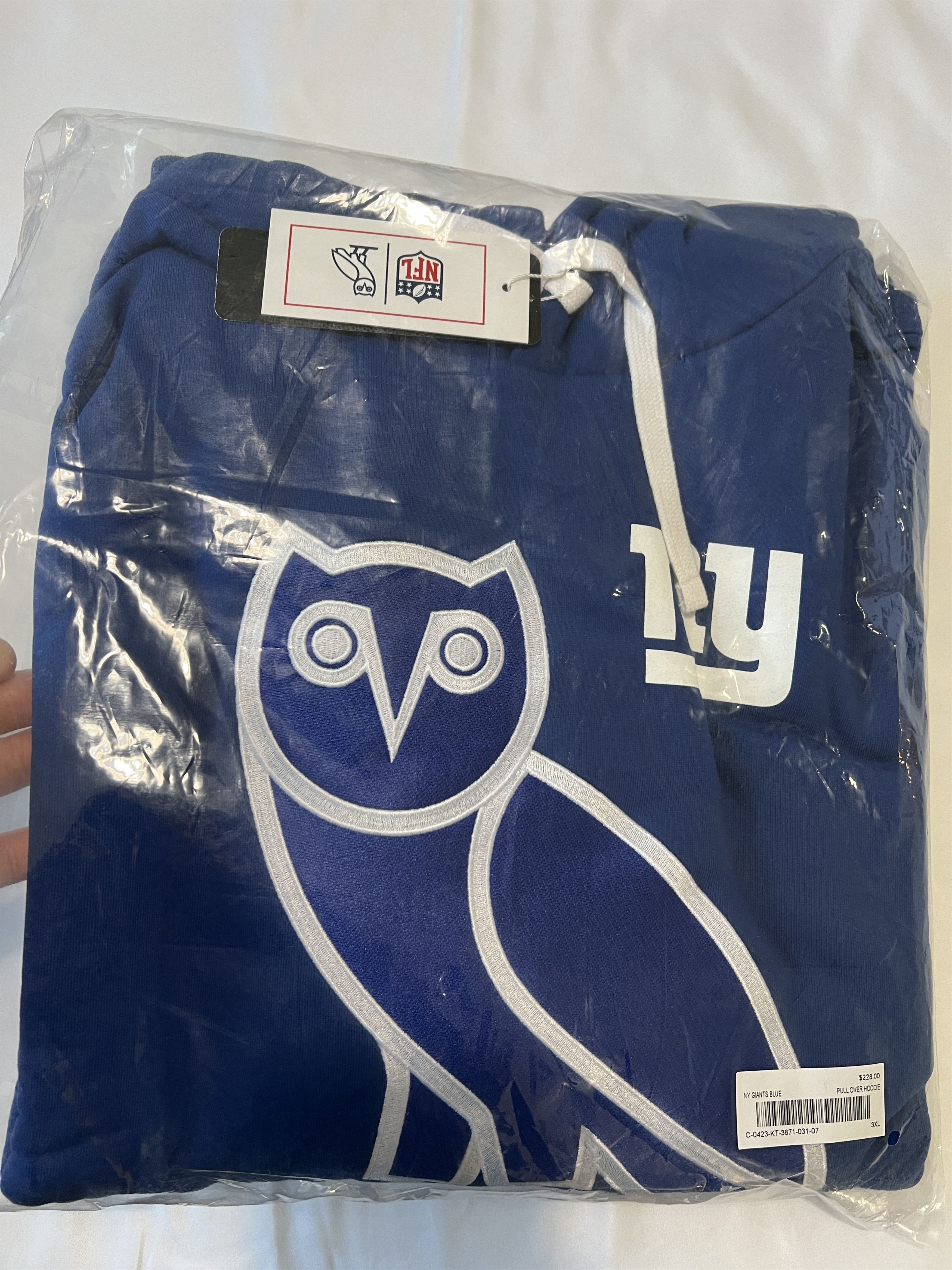 Drake OVO x NFL NEW YORK GIANTS OG HOODIE XXXL Size US XXL / EU 58 / 5 - 4 Thumbnail