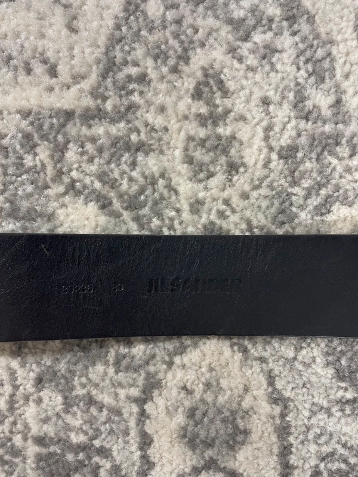 Jil Sander Leather Belt with Gold Detailing by Jil Sander Size ONE SIZE - 4 Thumbnail