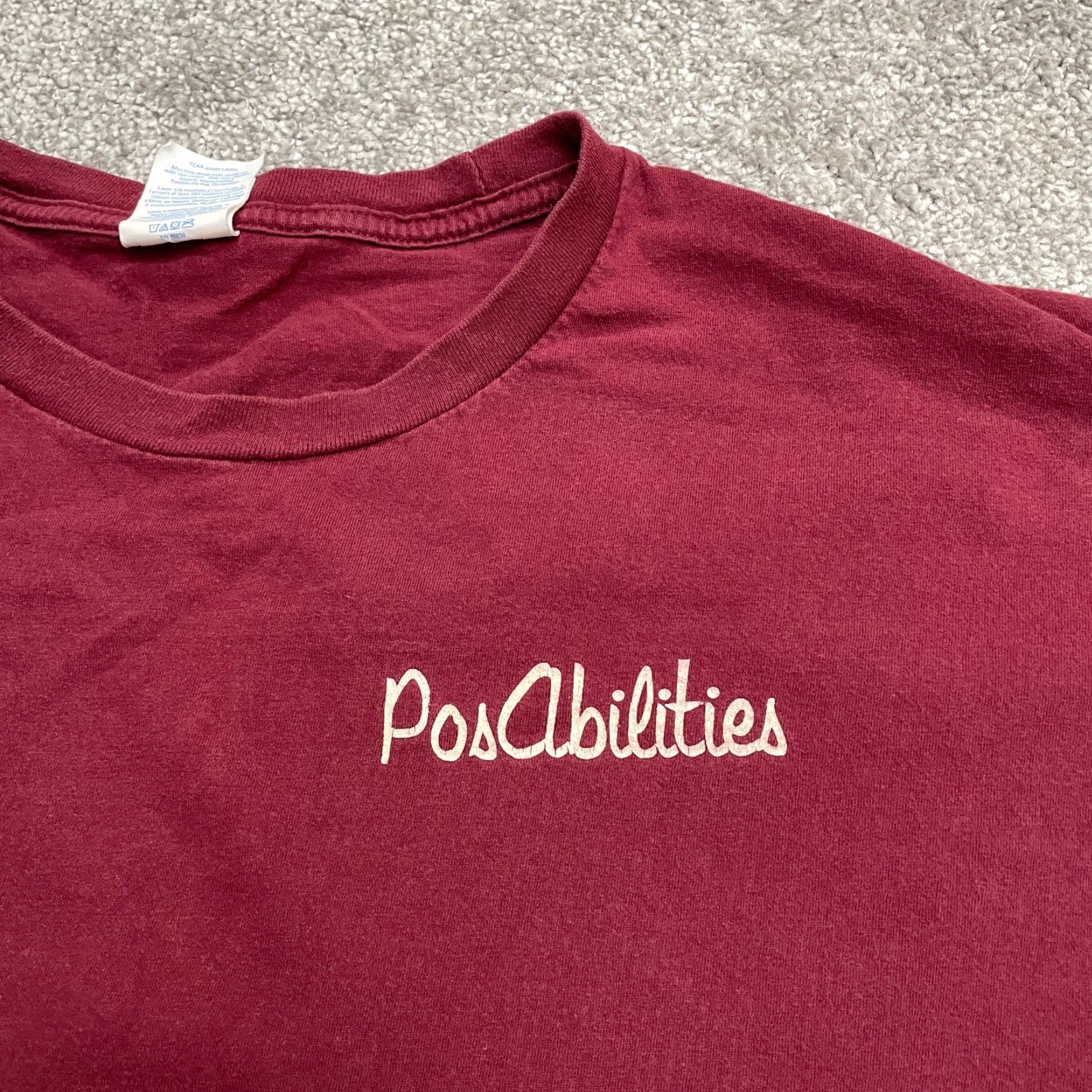 Port & Company Port & Company T-Shirt Mens Large Red Crew Neck Short Sleeve Solid Casual Tee Size US L / EU 52-54 / 3 - 3 Thumbnail