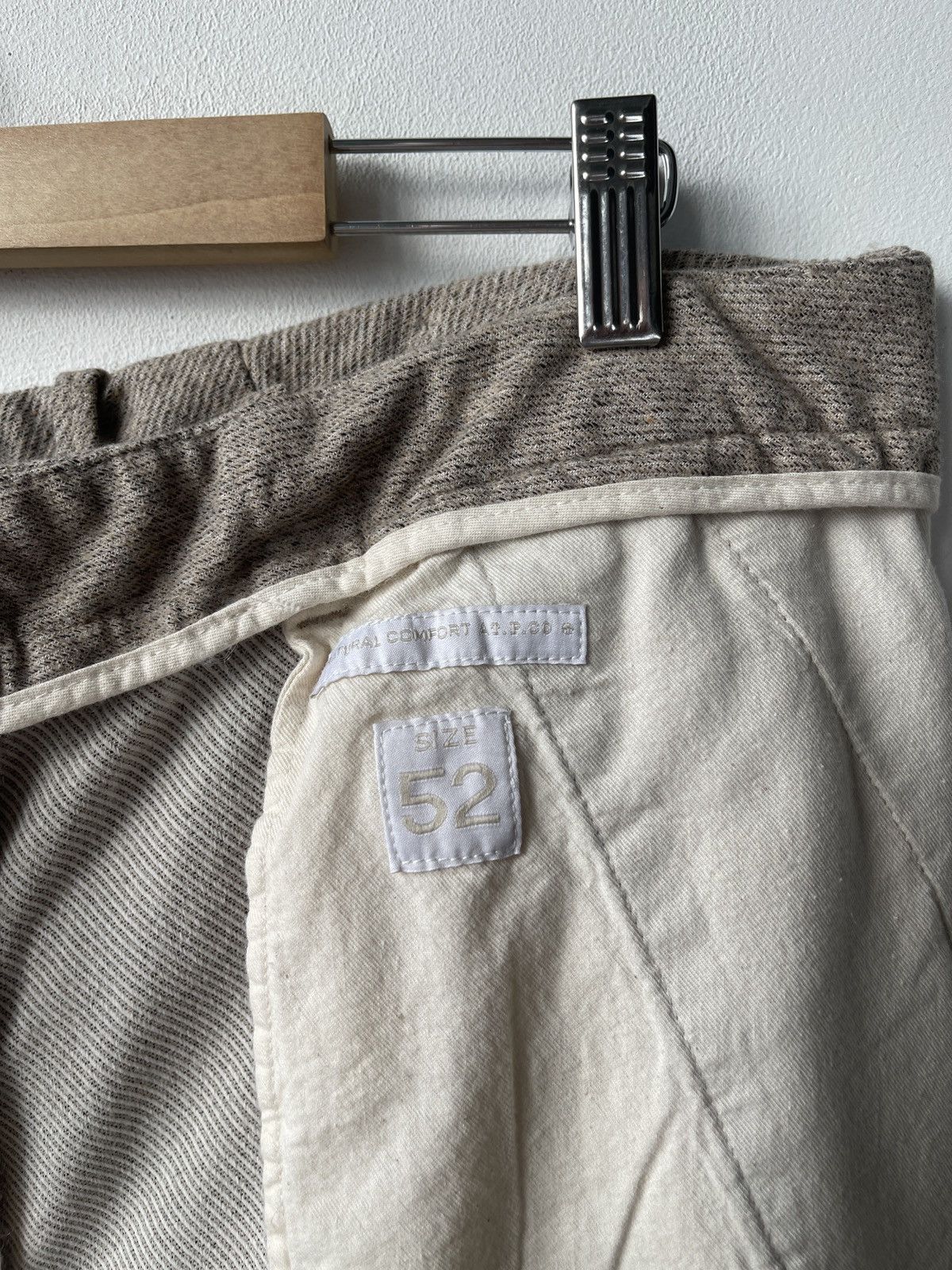 AT.P.CO AT.P.CO Men’s Cotton Beige Trousers Size IT52/XL Size US 36 / EU 52 - 8 Thumbnail