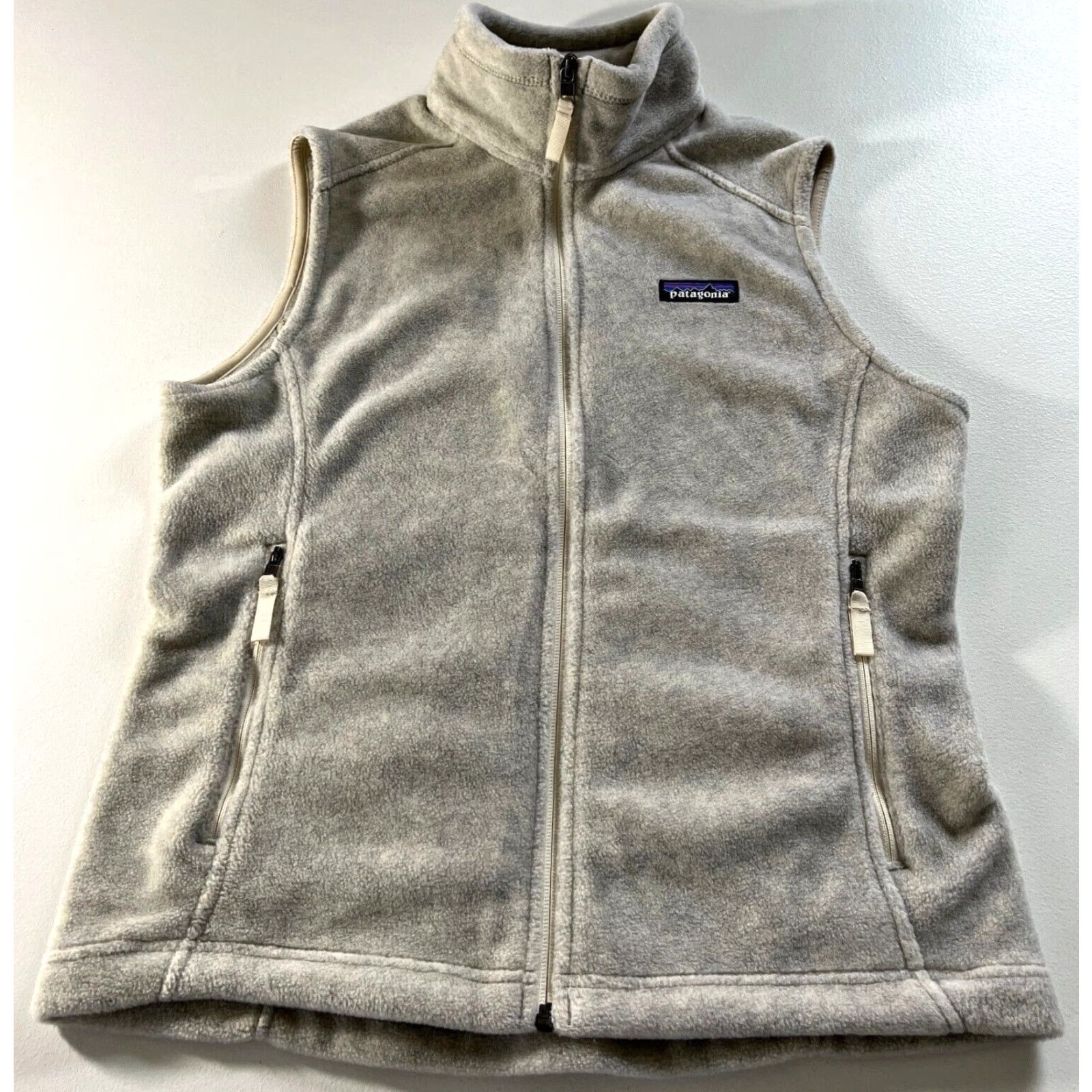 Patagonia Patagonia Women's Vest Synchilla Full Zip Oat Solid Small Size S / US 4 / IT 40 - 5 Thumbnail