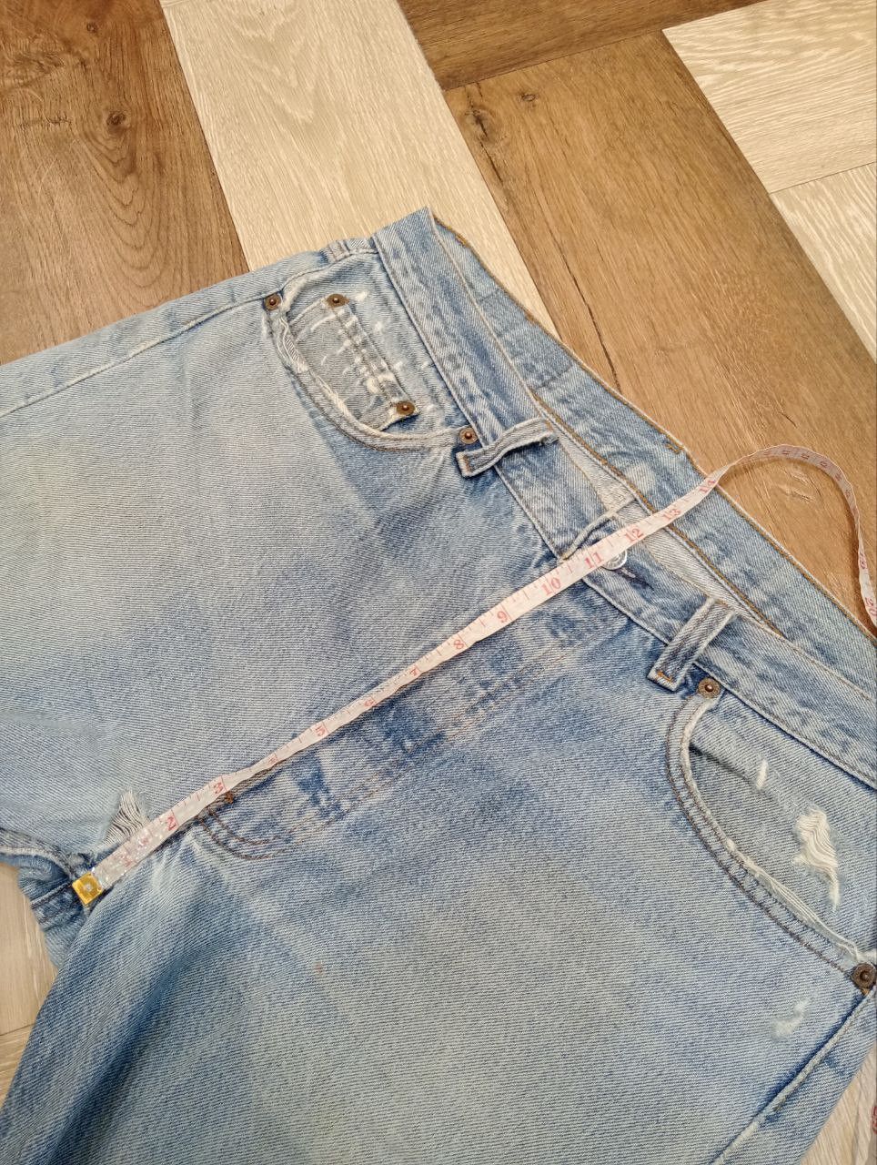 Levi's Vintage Clothing LEVI'S VINTAGE 501 DISTRESSED JEANS - SIZE 36 BLUE Size US 36 / EU 52 - 18 Thumbnail