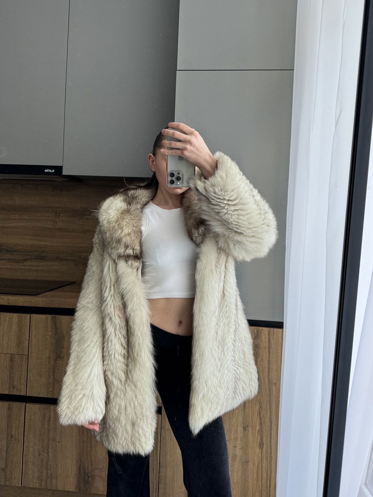 Vintage Vintage Y2K Fur Coat Size S / US 4 / IT 40 - 2 Thumbnail