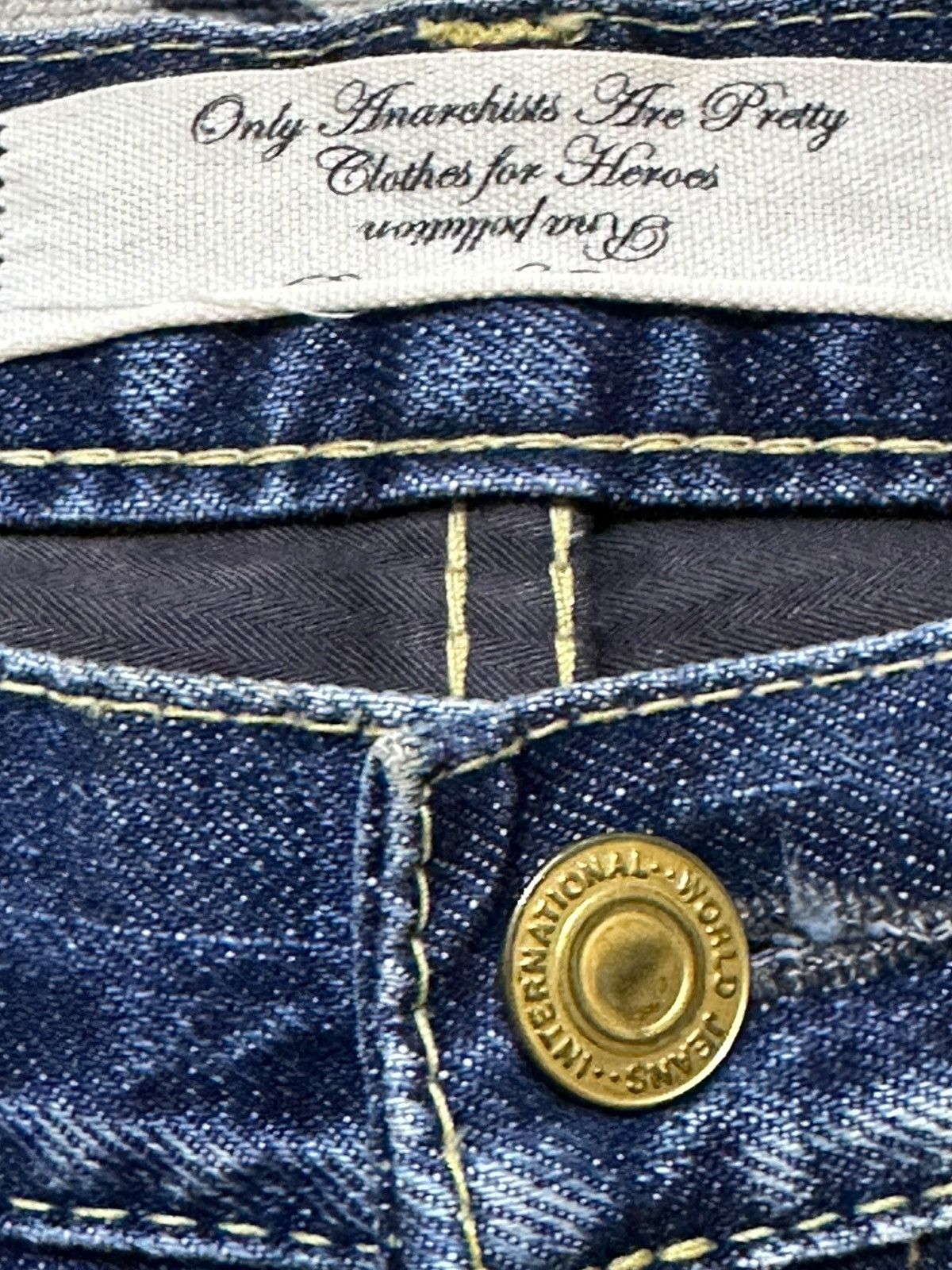 Hysteric Glamour Vintage RNA.Inc Faded Grunge Buckle Back Denim Size US 32 / EU 48 - 5 Thumbnail