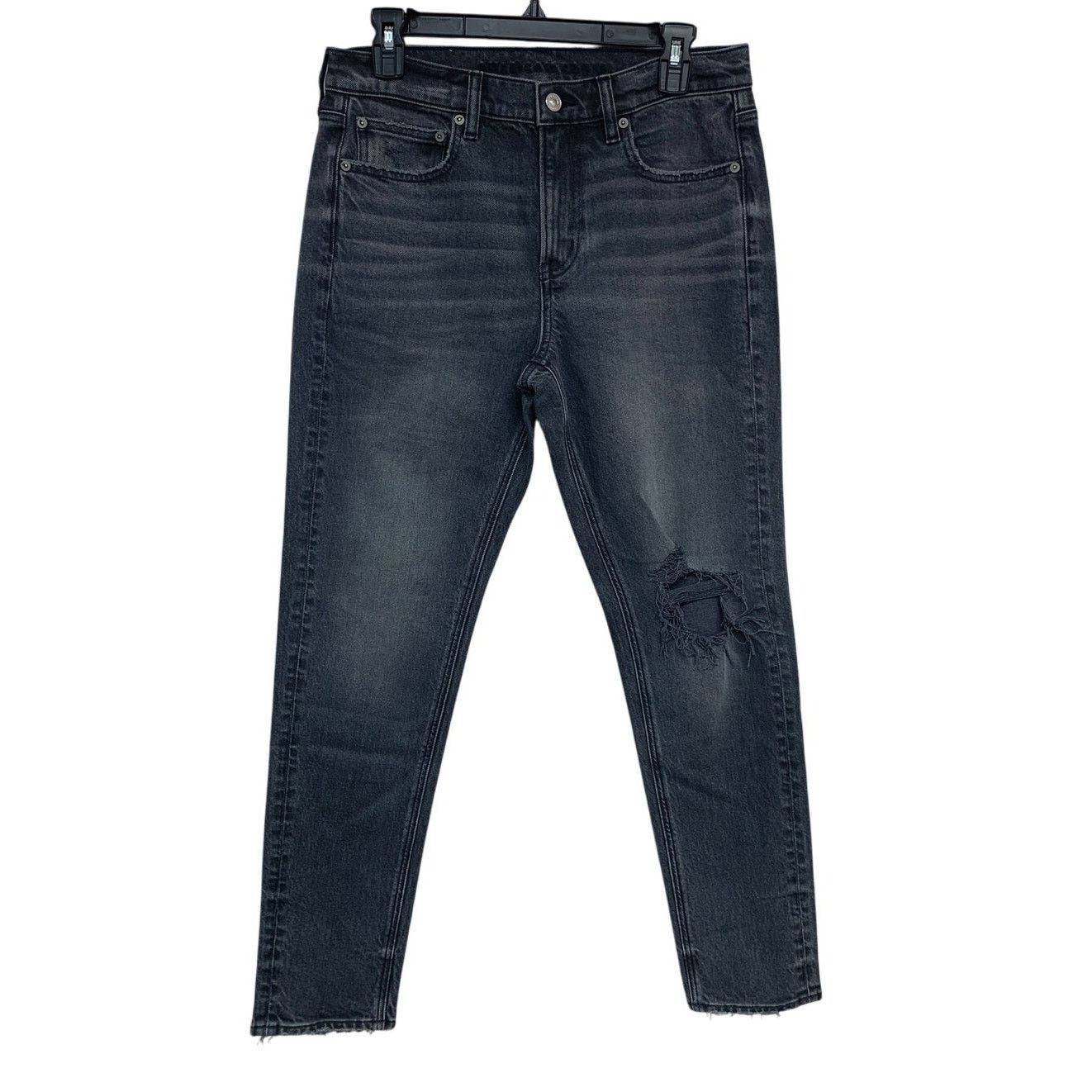 American Eagle Outfitters New American Eagle Womens 4 Distressed Skinny Denim Jeans Size 27" / US 4 / IT 40 - 1 Thumbnail