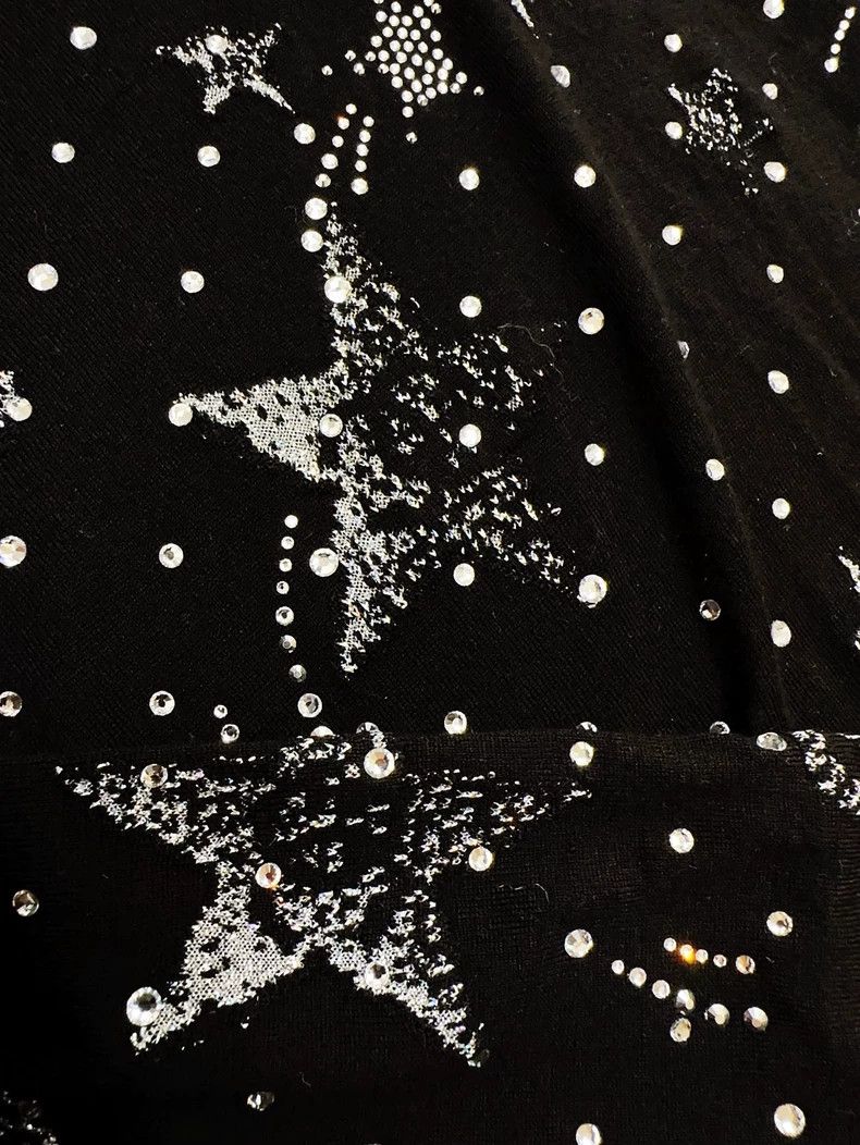 Chanel Chanel 23N Ski Series Black Hot Diamond Meteor Zipper Knit Size XS / US 0-2 / IT 36-38 - 3 Thumbnail