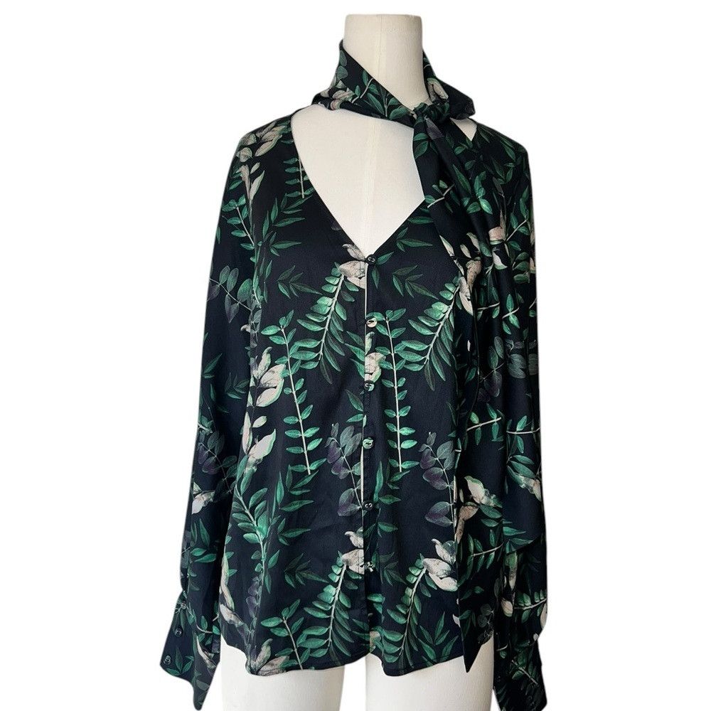 House of Harlow House of Harlow 1960 X Revolve Falling Leaves Stelle Blouse Size S / US 4 / IT 40 - 3 Thumbnail