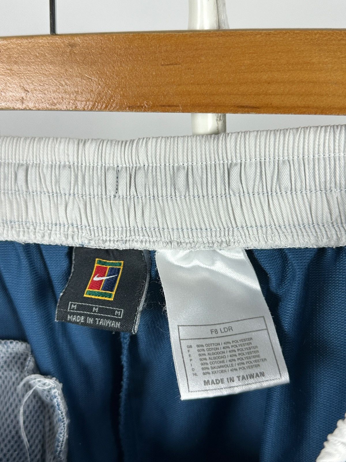 Nike 90s Vintage Nike Tennis Court Navy Shorts Andre Agassi Size US 32 / EU 48 - 12 Thumbnail