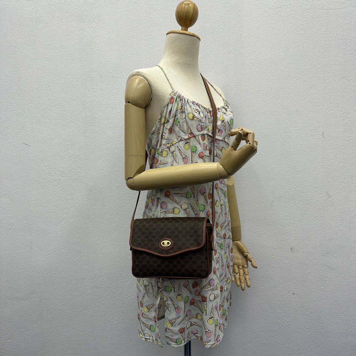 Celine AUTHENTIC CELINE MACADAM CROSSBODY SHOULDER BAG Size ONE SIZE - 1 Thumbnail