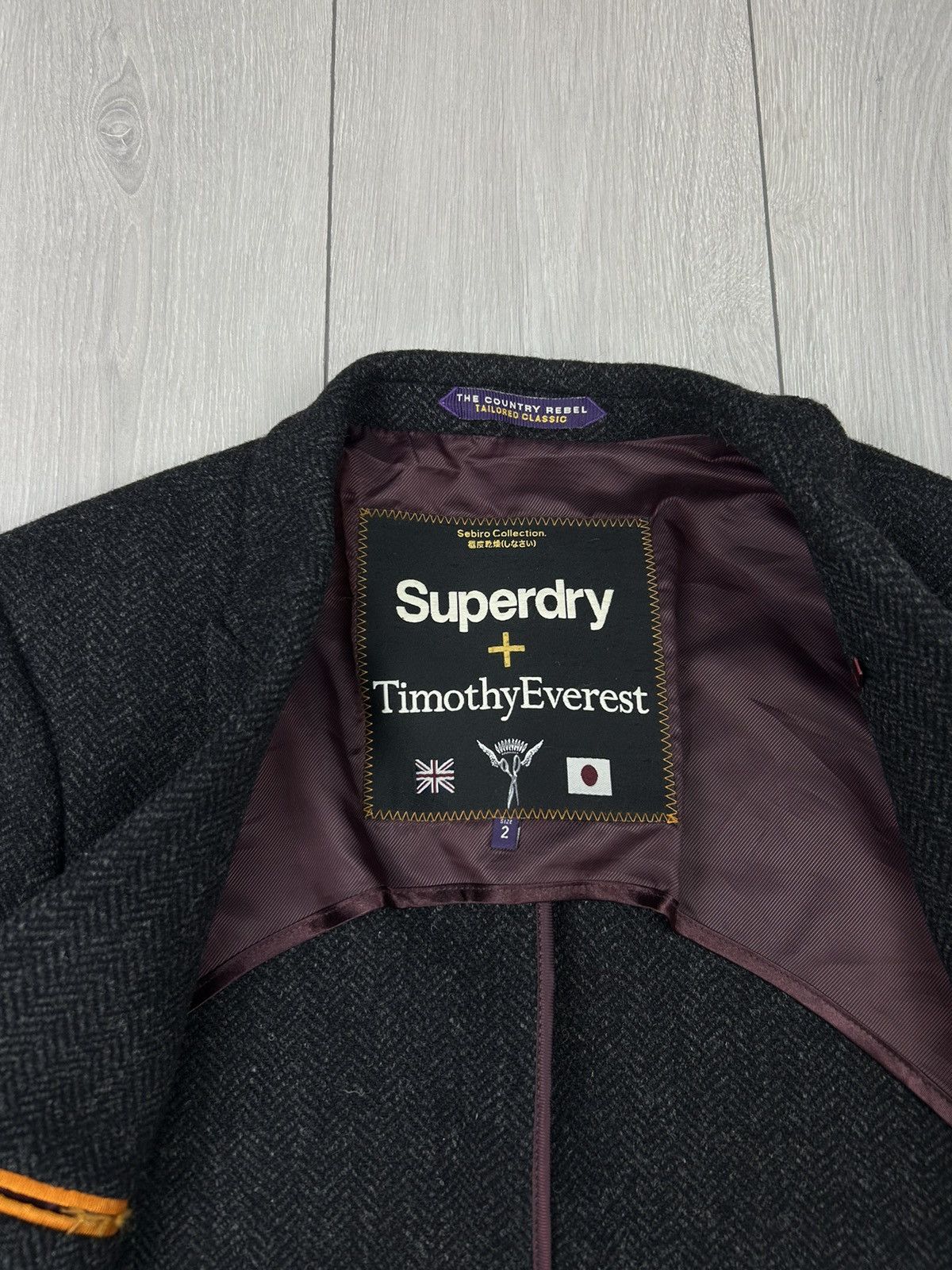Japanese Brand × Superdry × Timothy Everest SuperDry x Timothy Everest Blazer size 48R Size 48R - 4 Thumbnail