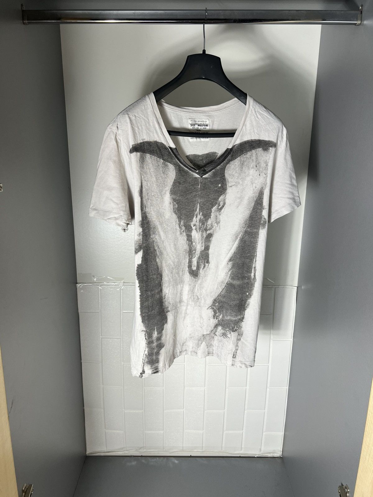 Allsaints × Vintage VERY RARE ALLSAINTS SPITALFIELDS DESIGNER T-SHIRT Y2K 90s Size US M / EU 48-50 / 2 - 2 Thumbnail