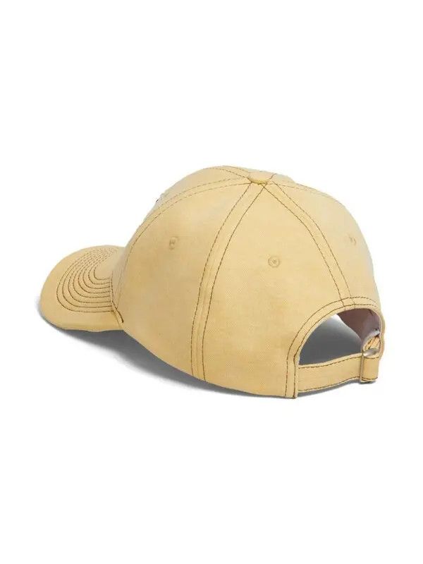 Marni o1w1db11125 Size: OS/Logo Embroidered Baseball Cap in Yellow Size ONE SIZE - 2 Thumbnail