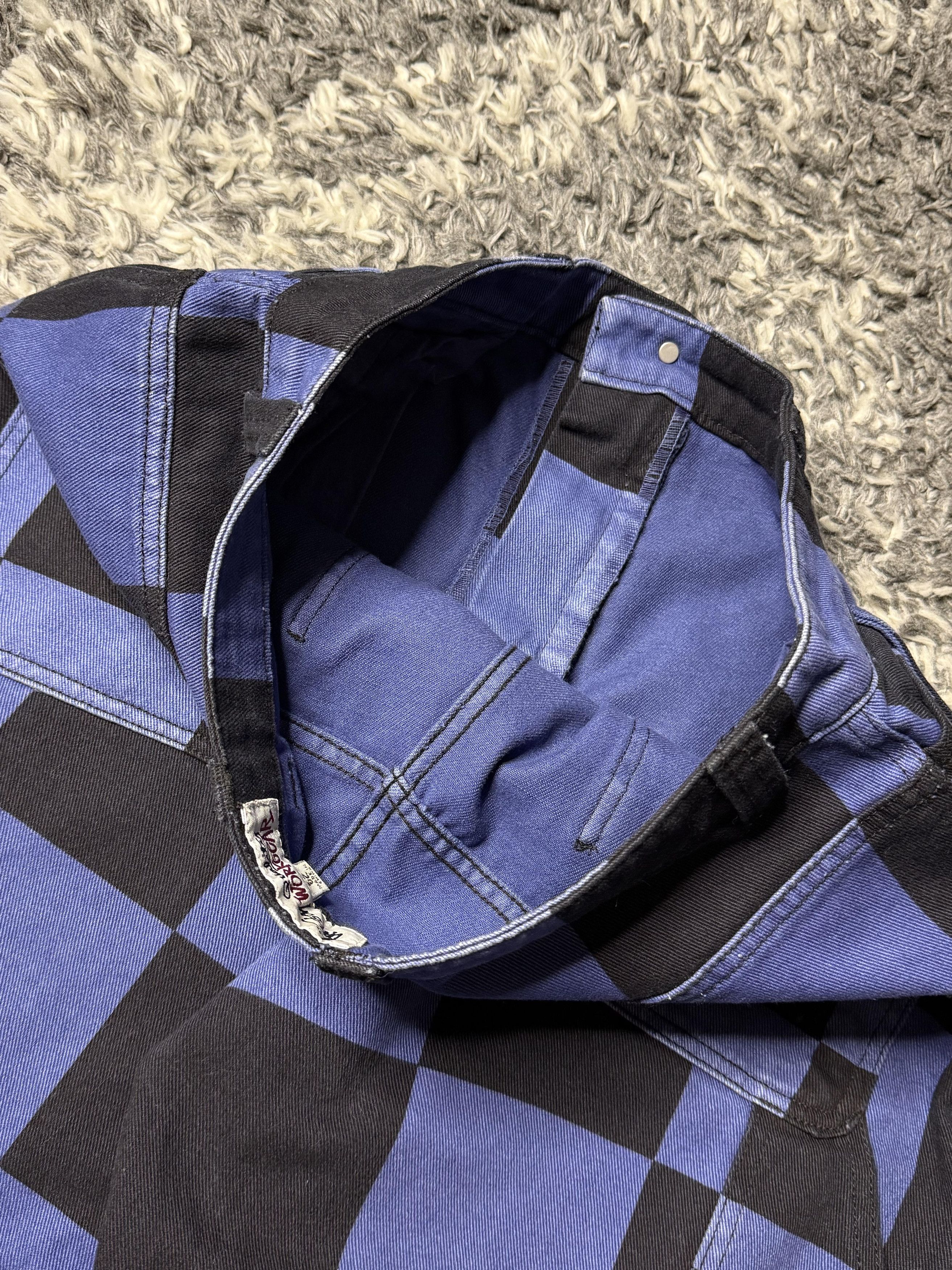 Stussy Stussy Big Ol' Check Work Pants. SS22 (Navy) Size US 32 / EU 48 - 13 Thumbnail