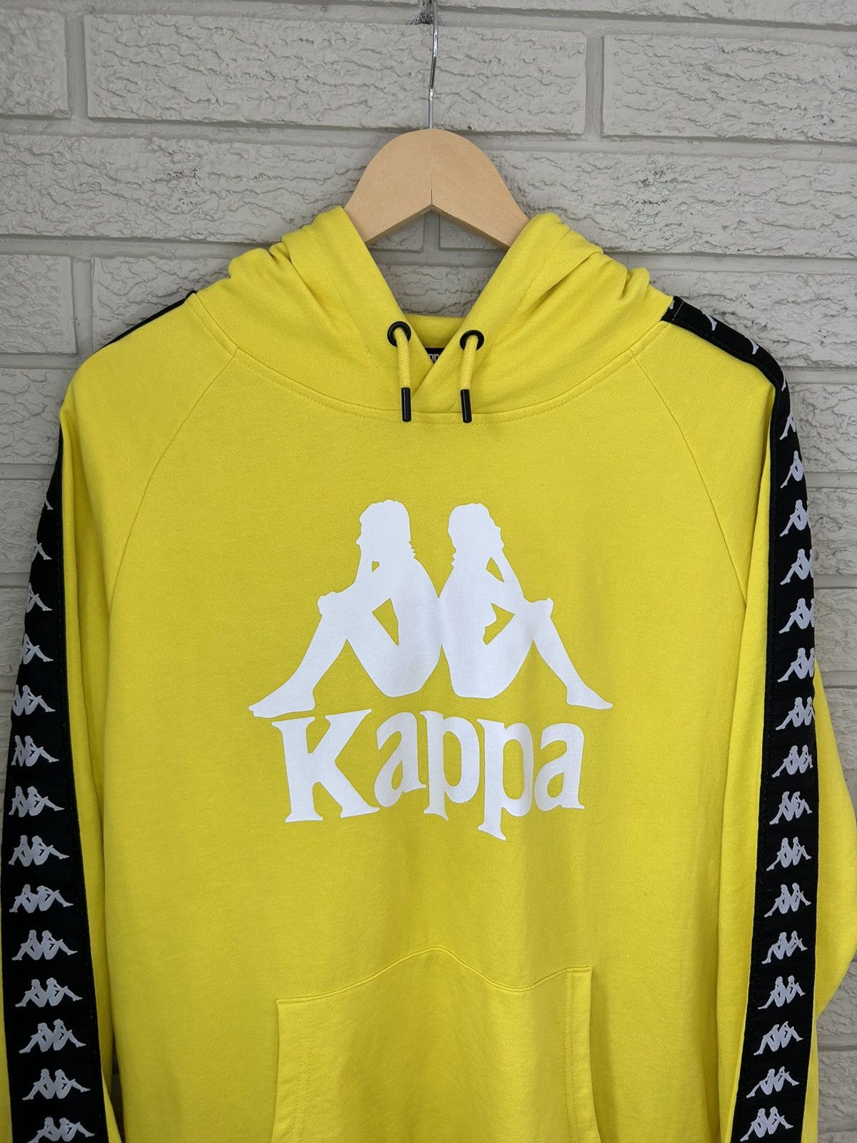 Kappa Kappa Banda Hurtado Yellow And Black Hoodie Size US L / EU 52-54 / 3 - 3 Thumbnail