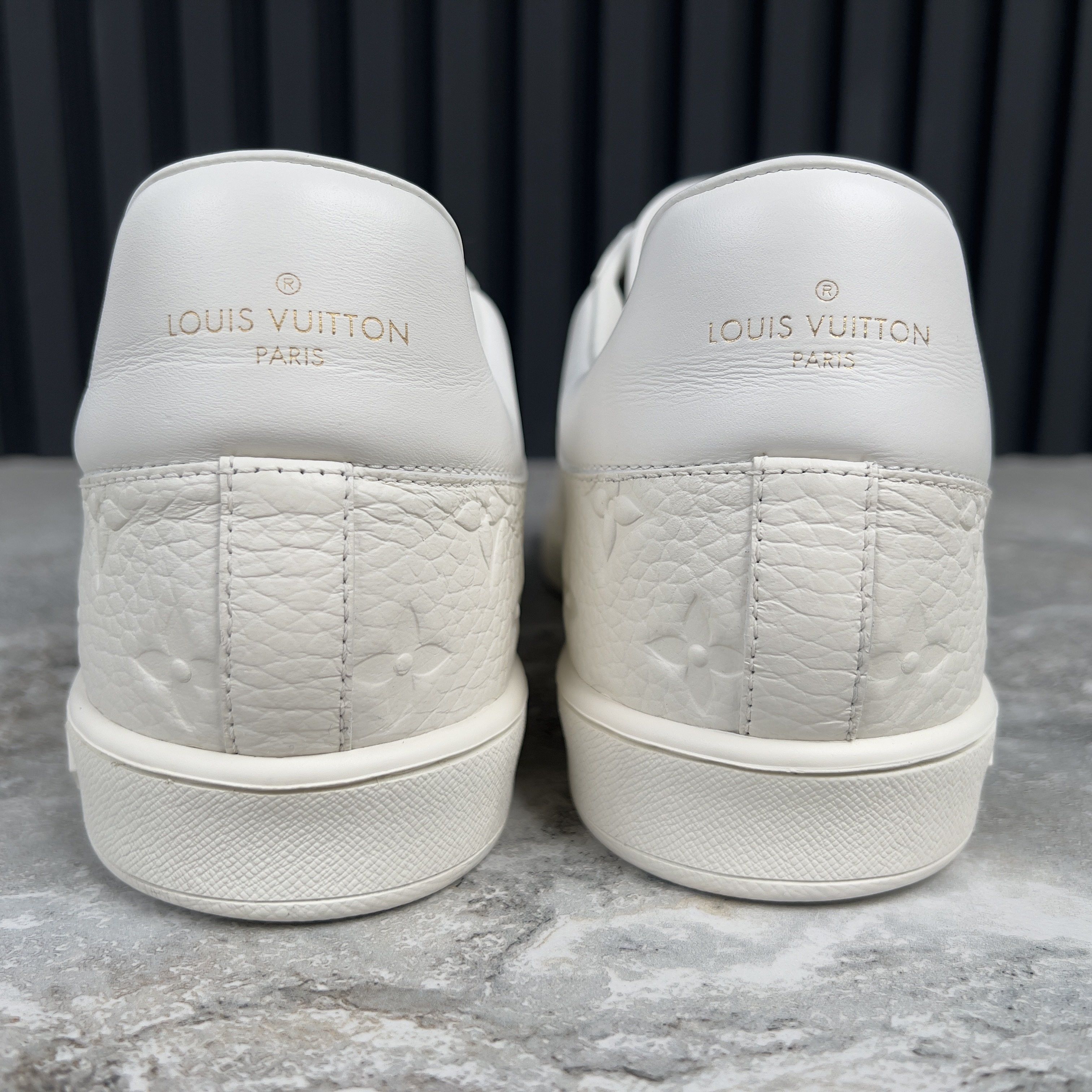 Louis Vuitton Luxembourg Monogram Sneaker Taurillon Leather Size US 9.5 / EU 42-43 - 7 Thumbnail