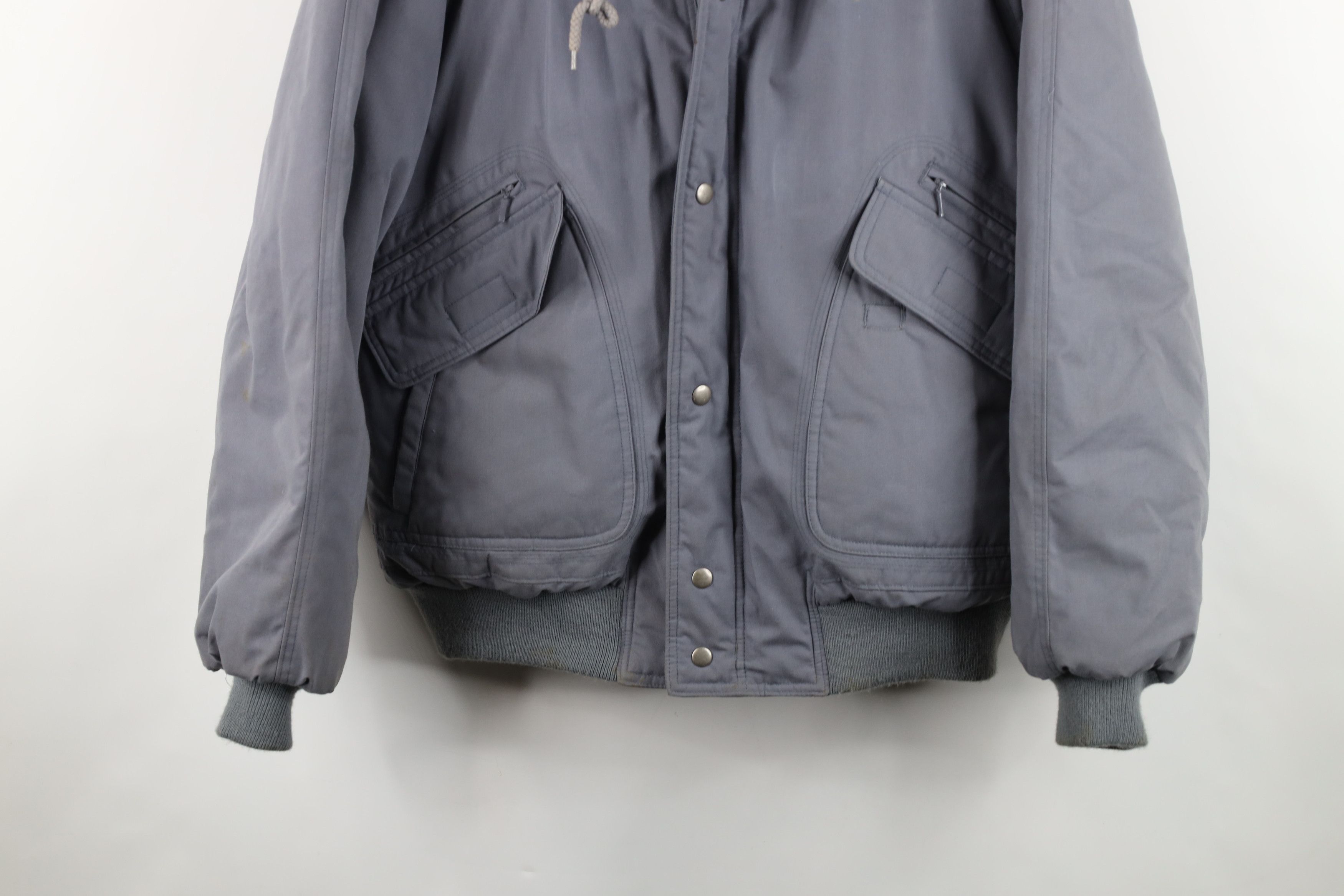 Vintage Vintage 70s 80s Streetwear Lined Down Feather Puffer Jacket Size US L / EU 52-54 / 3 - 3 Thumbnail