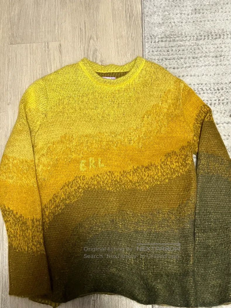 ERL ERL Knit sweater round-neck sweater, gradient color forest Size M / US 6-8 / IT 42-44 - 2 Thumbnail