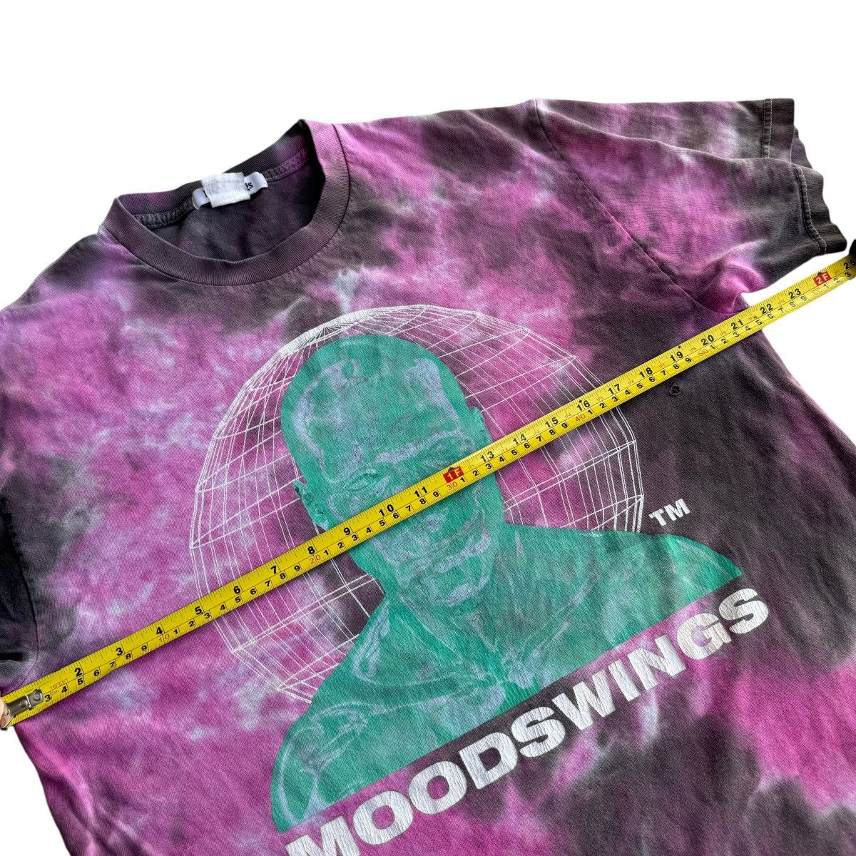 Japanese Brand × Pleasures Moodswings TieDye Streetwear Graphic Tee Shirt Mental Health Size US L / EU 52-54 / 3 - 9 Thumbnail