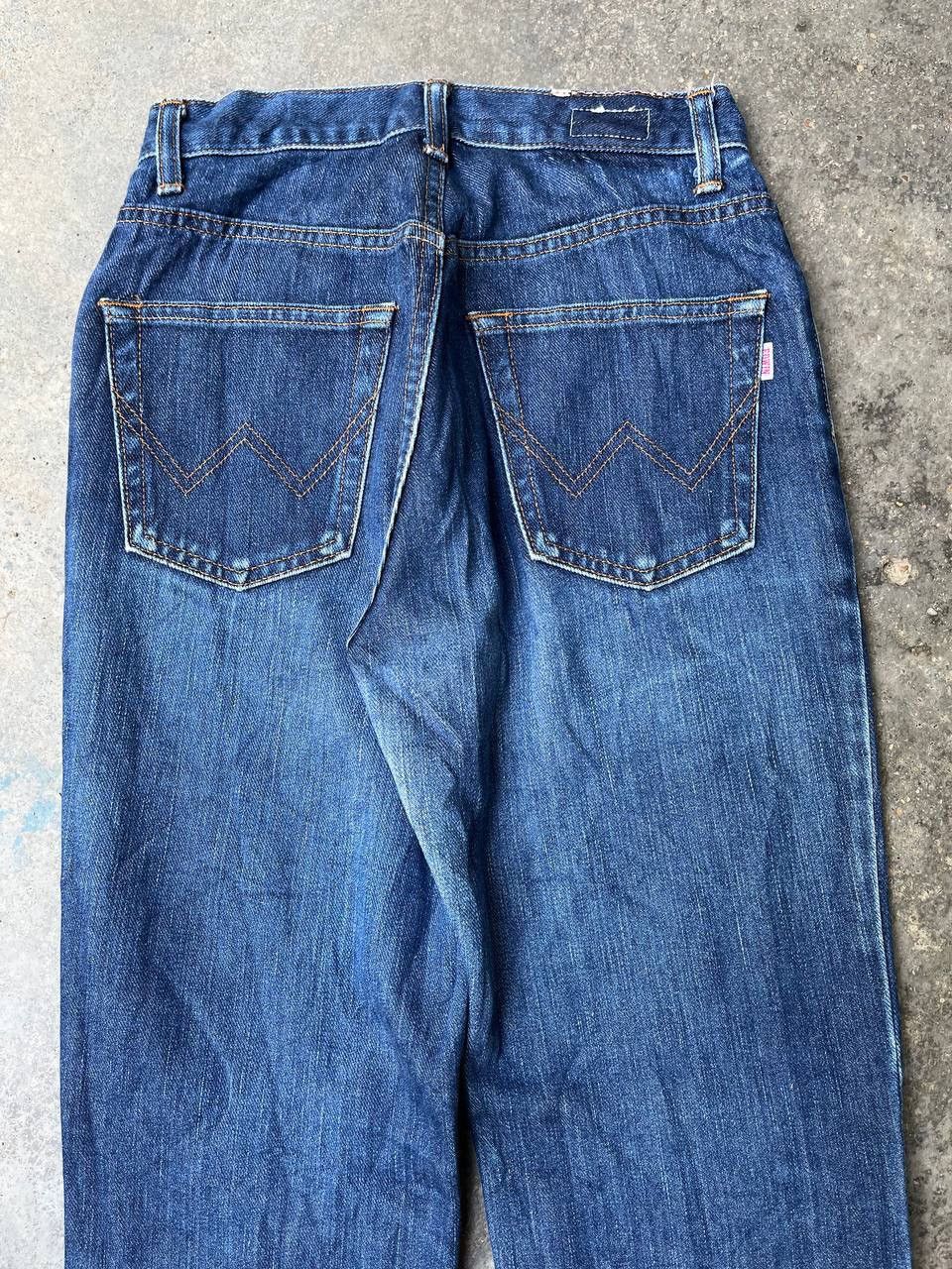 Edwin EDWIN High Waisted Straight Leg Jeans Vintage Blue Denim Size 26" / US 2 / IT 38 - 6 Thumbnail