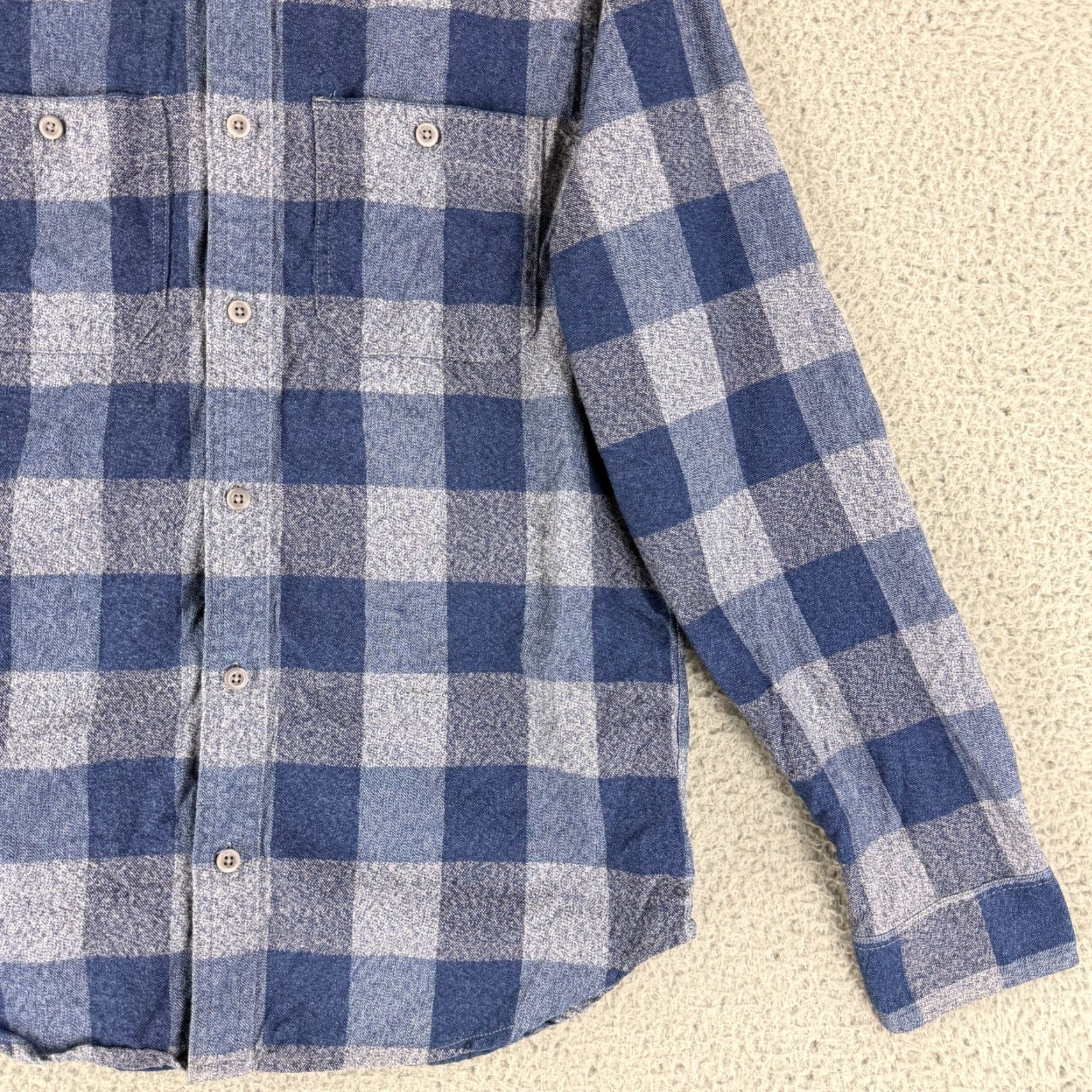 Madewell Madewell Button-Up Shirt Mens Medium Blue Plaid Flannel Perfect Fit Long Sleeve Size US M / EU 48-50 / 2 - 3 Thumbnail