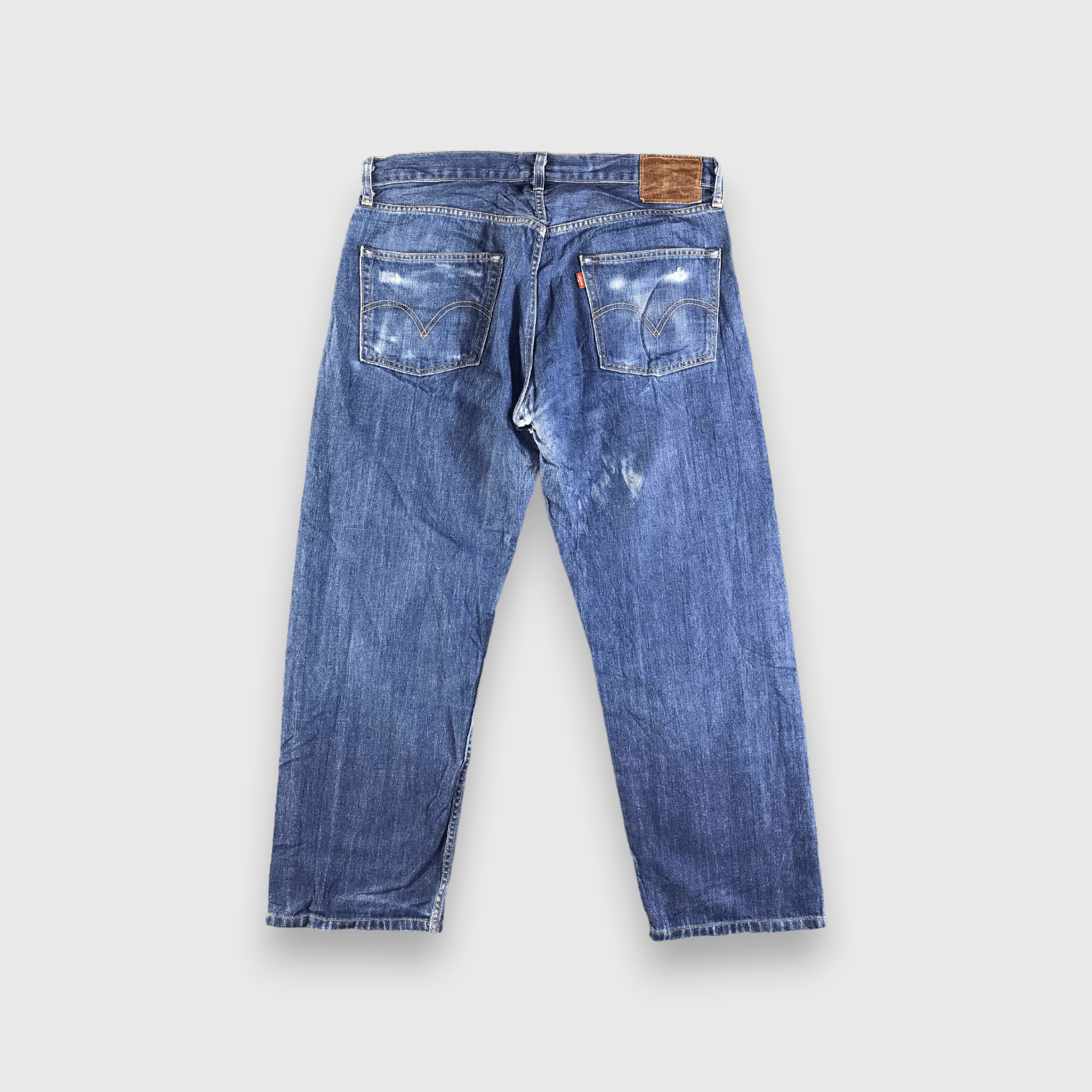Levi's Vintage Blue Wash Levis 503 Jeans-J4067 Size US 37 - 2 Thumbnail