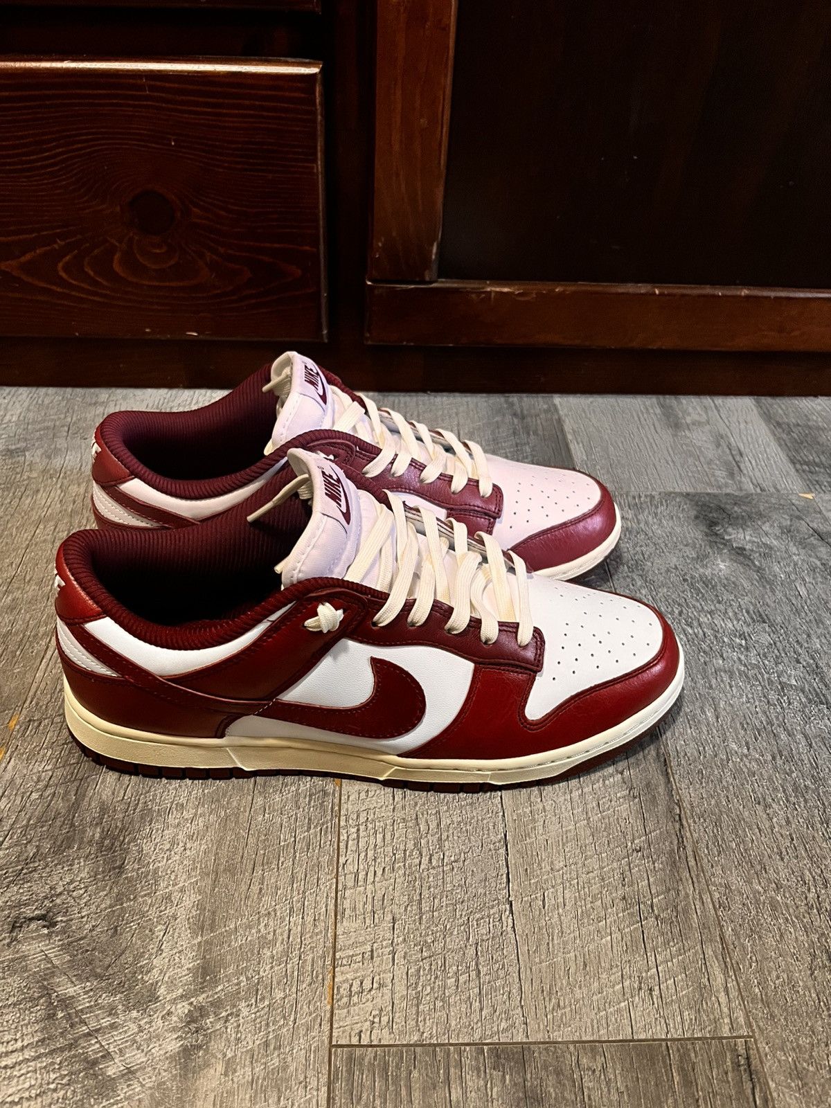 Nike Nike Dunk Premium Low Vintage Red W Size US 10.5 / EU 43-44 - 1 Thumbnail